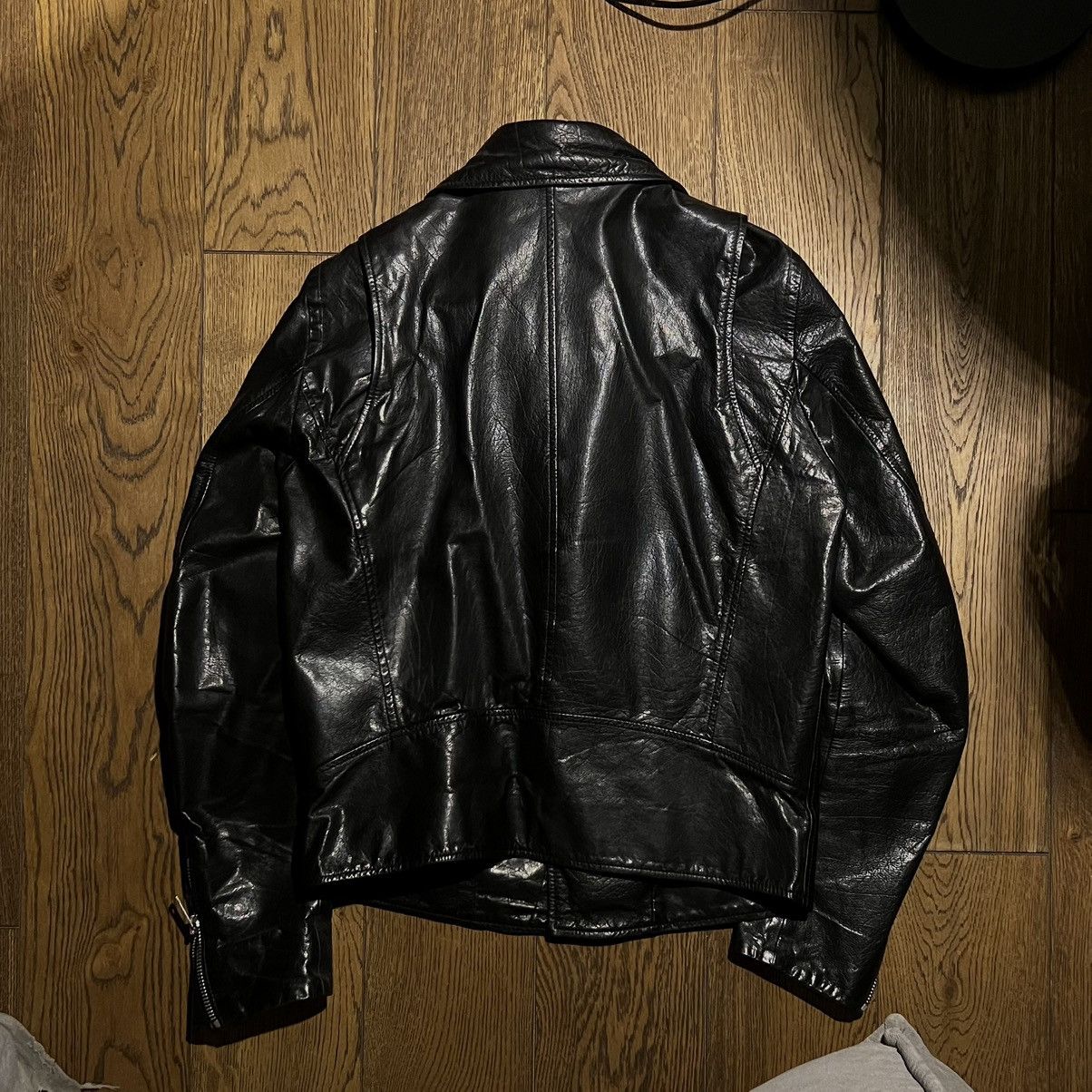 Diesel Vintage 00s Diesel leather jacket Size US L / EU 52-54 / 3 - 2 Thumbnail