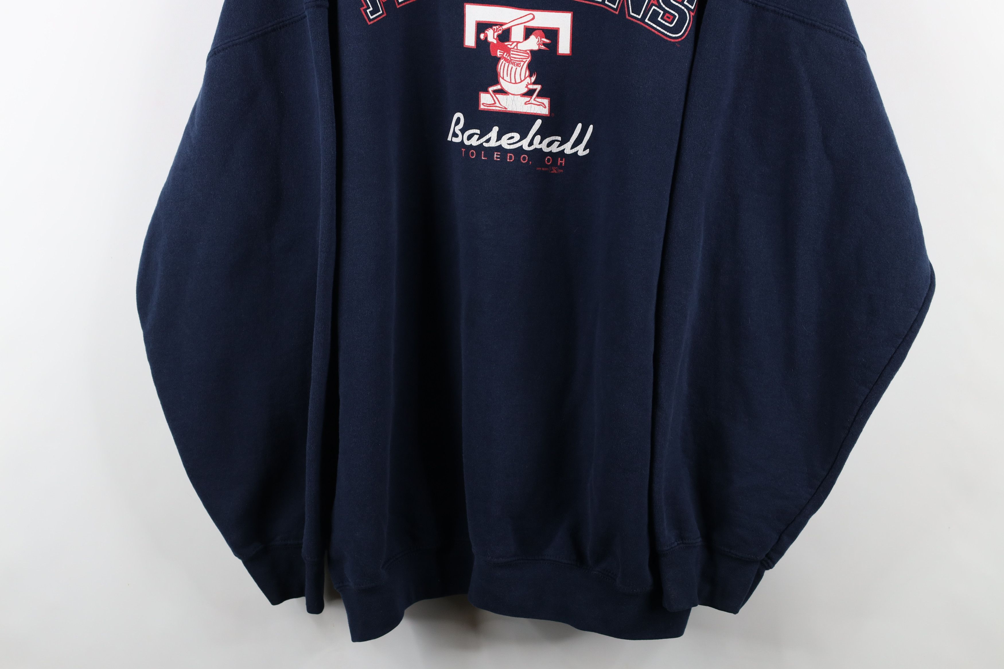 Vintage Vintage Y2K 2005 Baseball Toledo Mud Hens Sweatshirt Blue Size US XXL / EU 58 / 5 - 3 Thumbnail