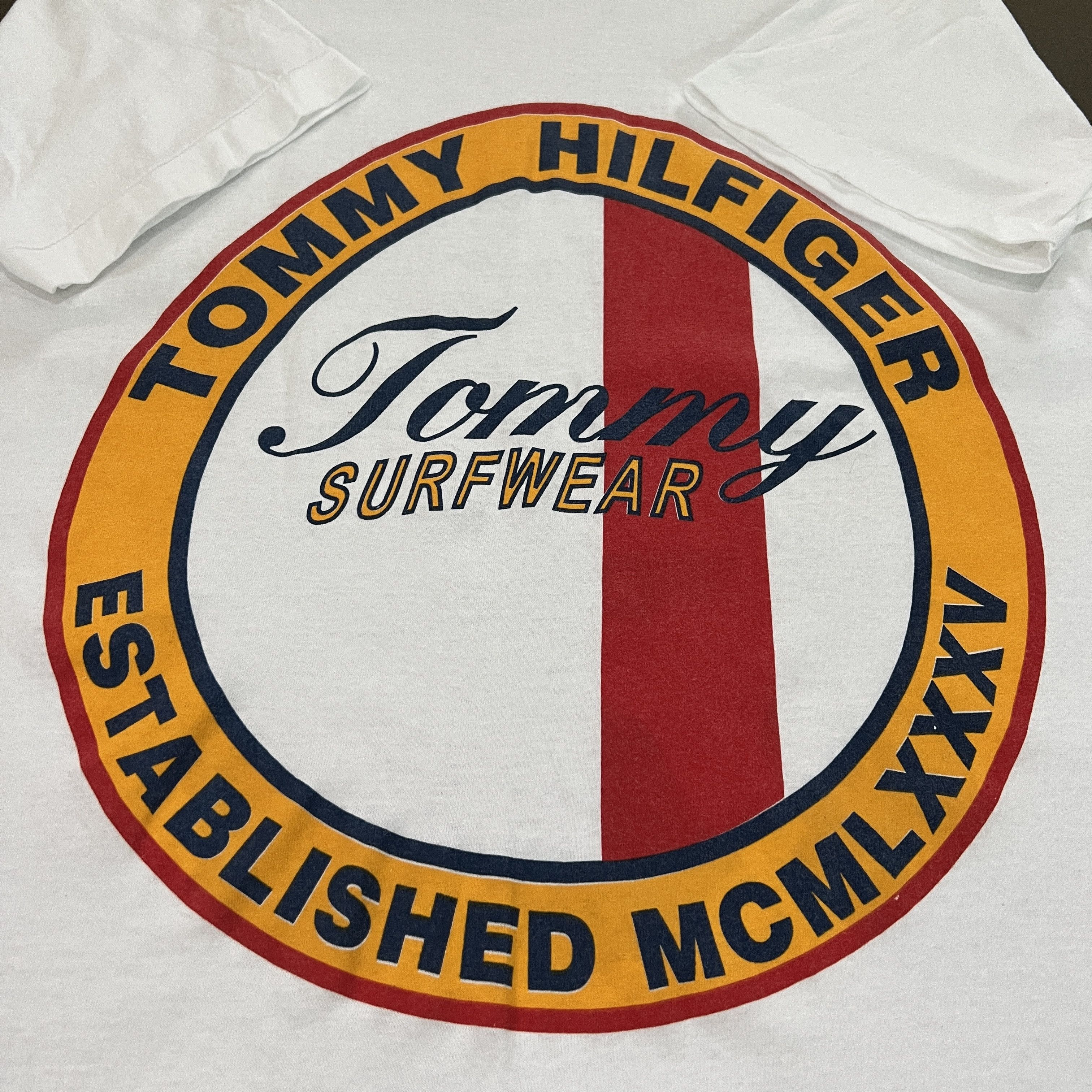 Vintage Vintage 80s Tommy surfwear graphic streetwear Single Stitch Size US XL / EU 56 / 4 - 3 Thumbnail