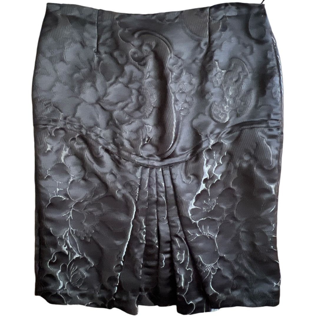 Gucci GUCCI Vintage Navy Knee-Length Skirt, S/US4/IT40 SRP: $1000 Size 27" / US 4 / IT 40 - 2 Thumbnail