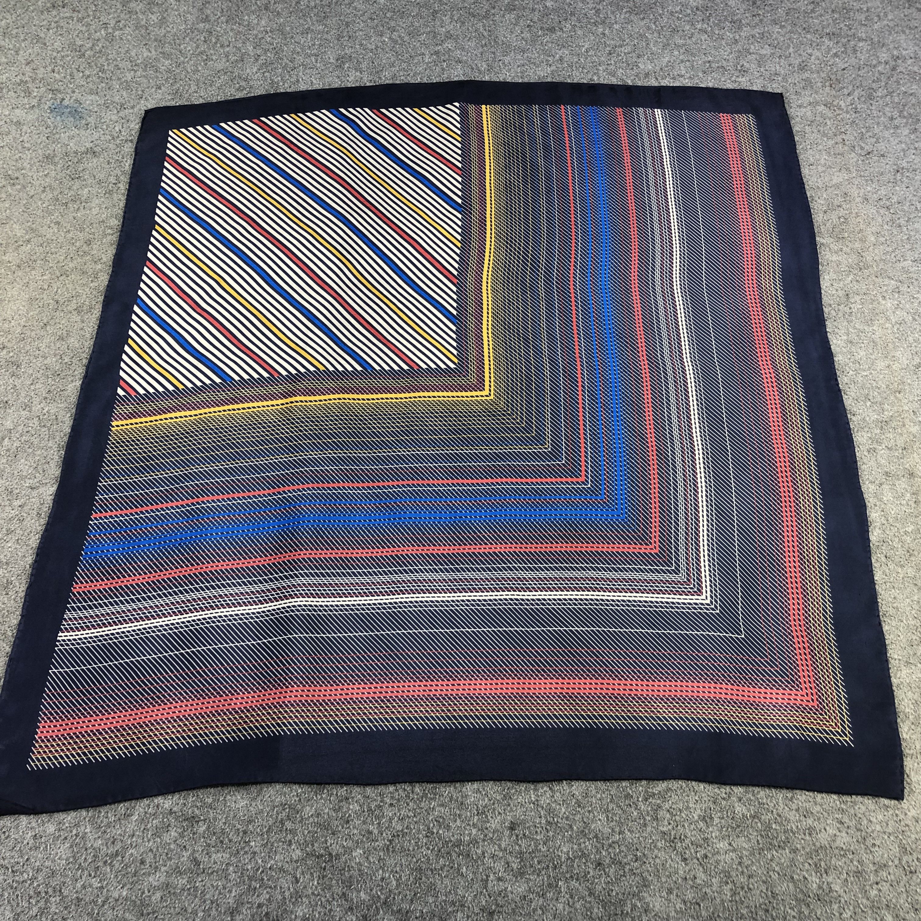 Vintage Golden Camel Hand Rolled Silk Scarf M876 Size ONE SIZE - 1 Thumbnail