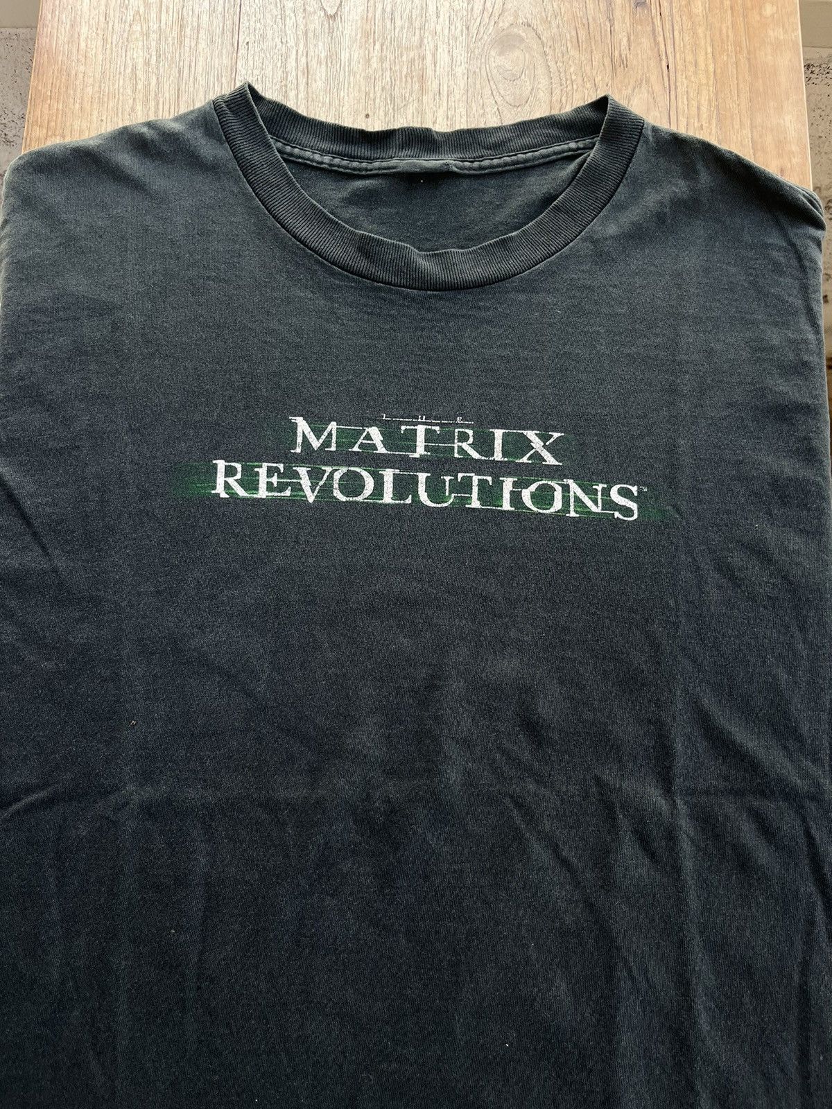 Vintage Vintage THE MATRIX REVOLUTION 2003’s promo Tshirt Size US L / EU 52-54 / 3 - 3 Thumbnail