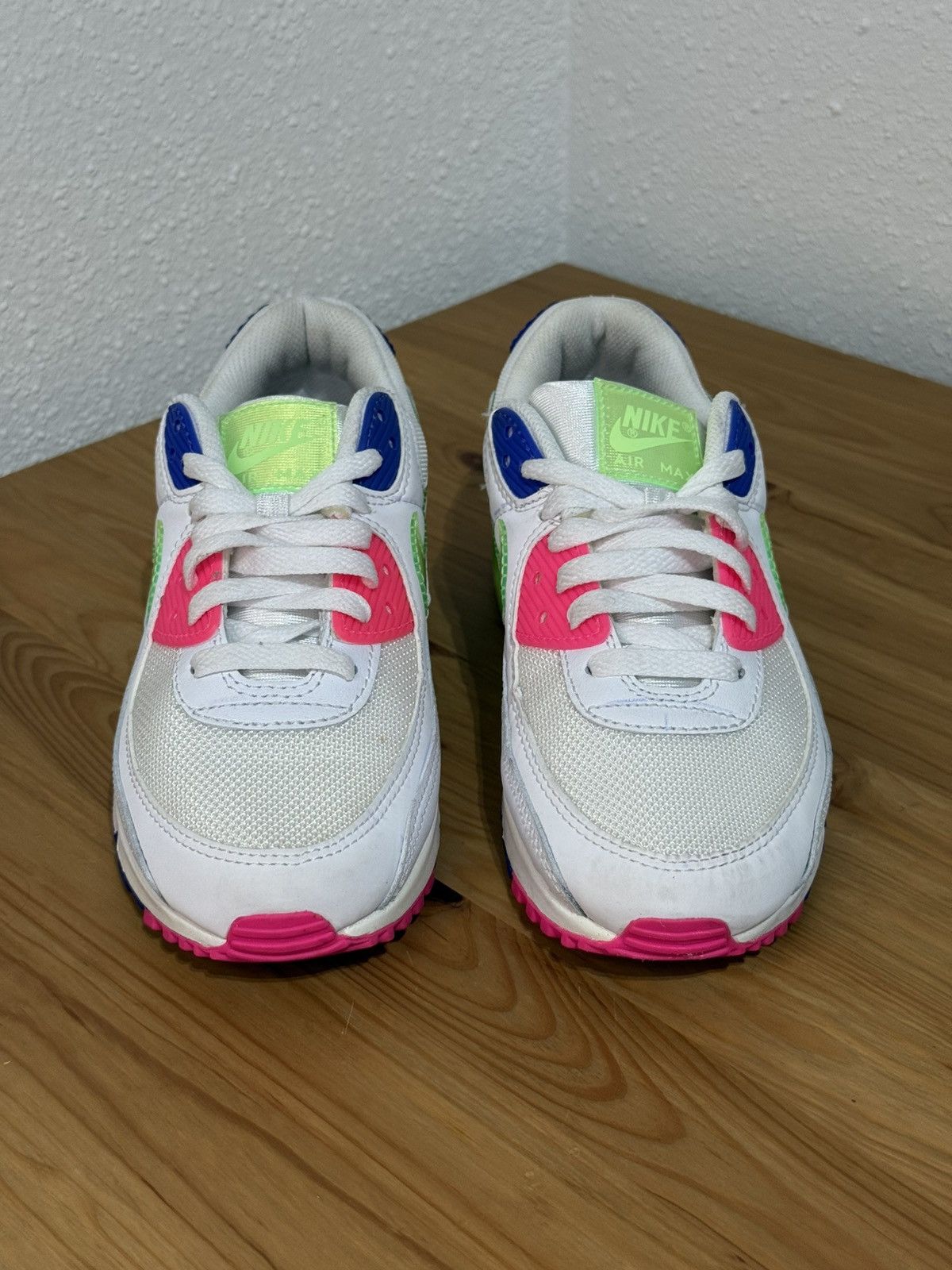Nike Nike Air Max 90 White Neon No box Size US 7 / IT 37 - 2 Thumbnail