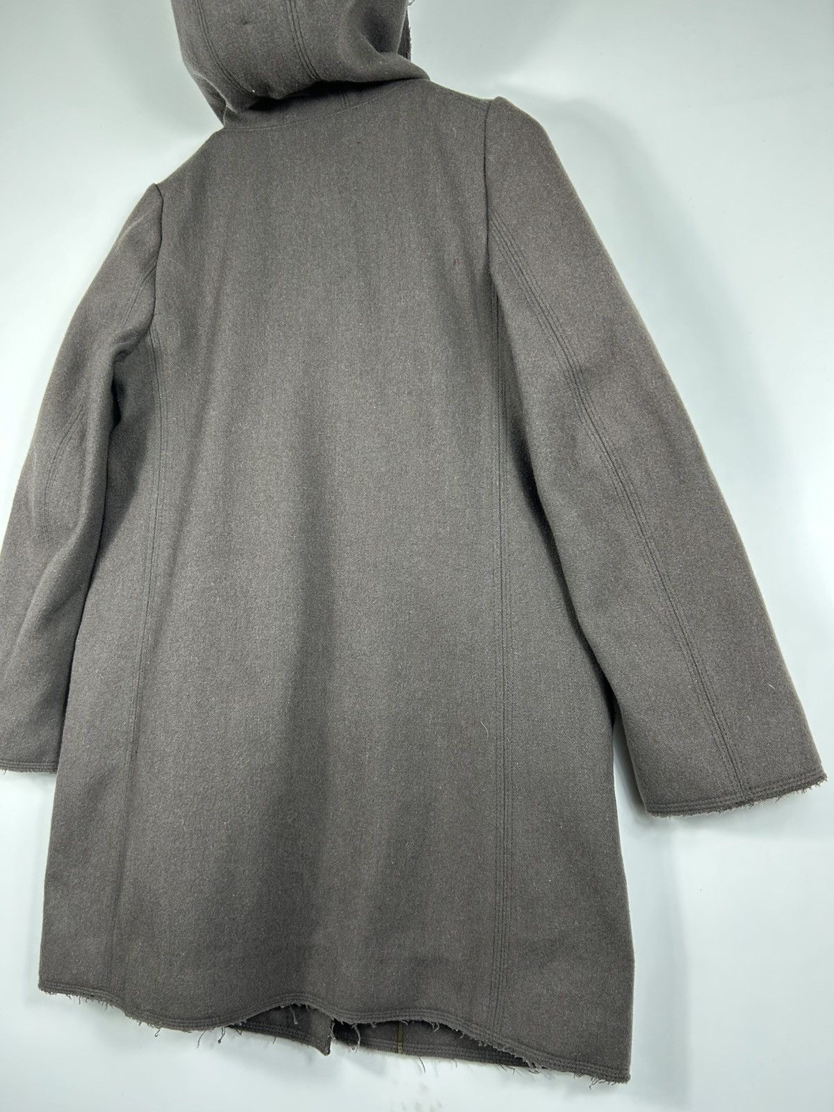 Japanese Brand × Jil Sander × Uniqlo 🔥Jil Sander Uniqlo UK Wool Hooded Button Jacket Size M / US 6-8 / IT 42-44 - 16 Thumbnail