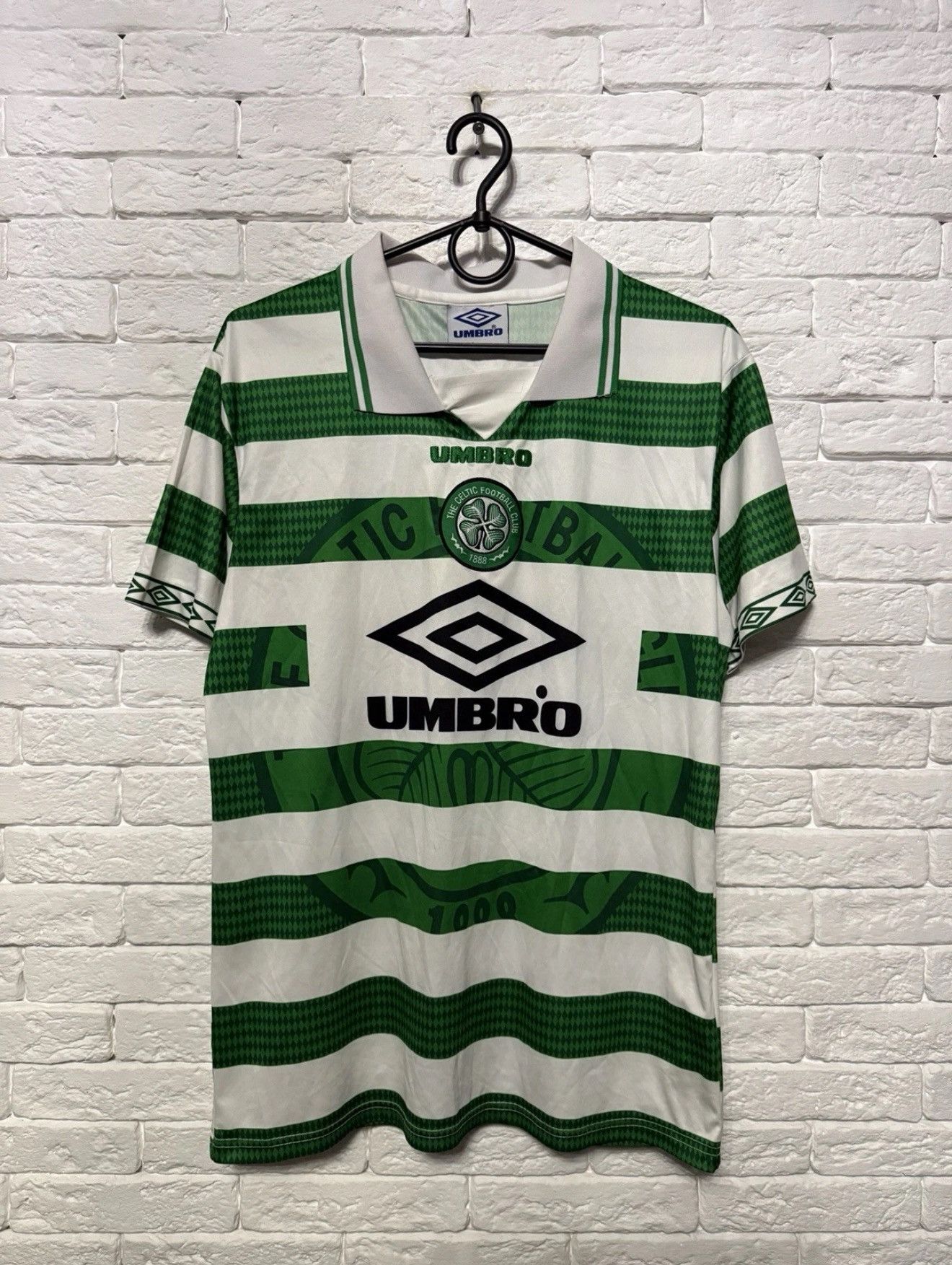 Umbro Vintage Umbro Celtic FC #4 McNamara 98/99 Jersey Final Cup Size US M / EU 48-50 / 2 - 1 Thumbnail