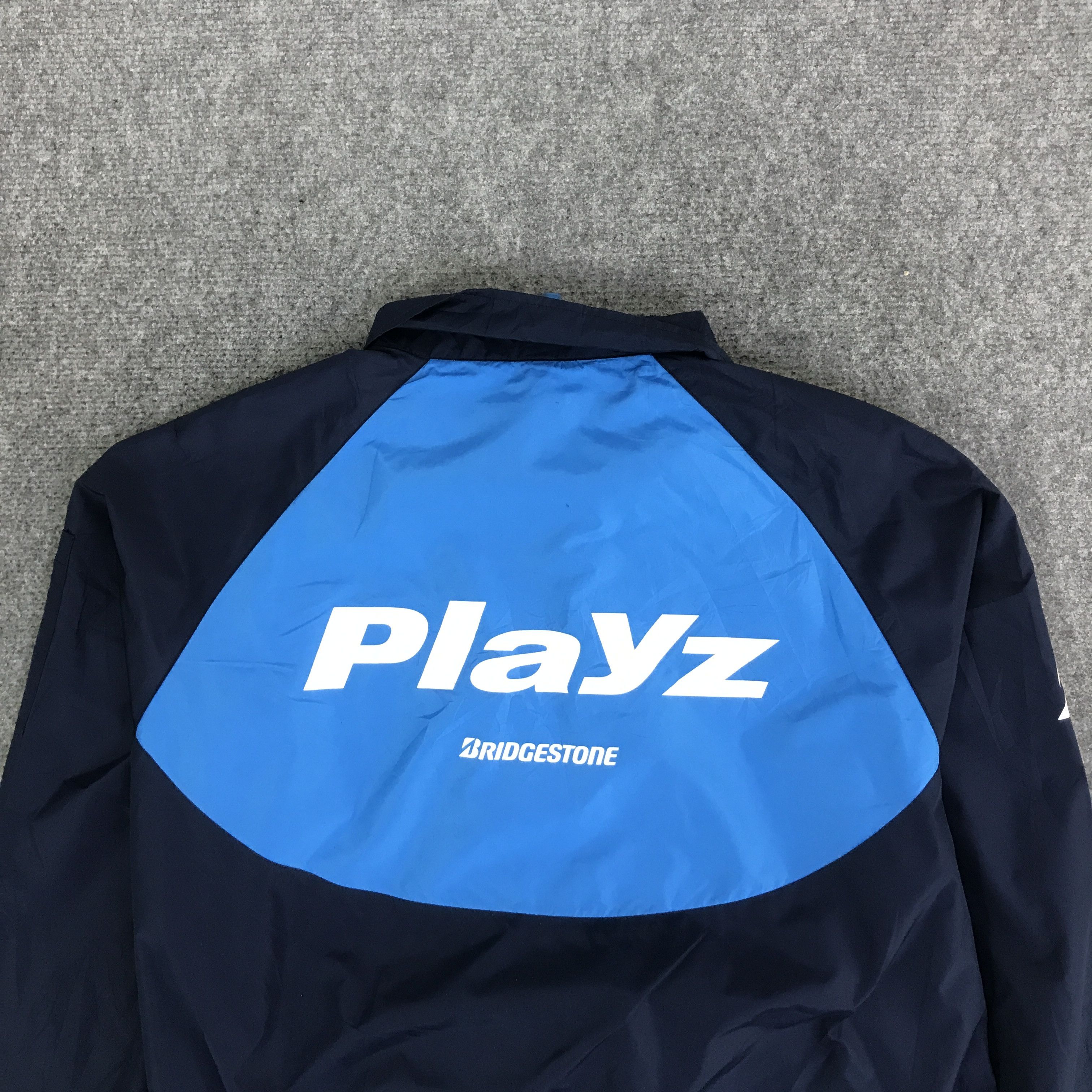 Japanese Brand PLAYZ OLYIMPICS X BRIDGESTONE RACING JACKET K121B11 Size US L / EU 52-54 / 3 - 4 Thumbnail