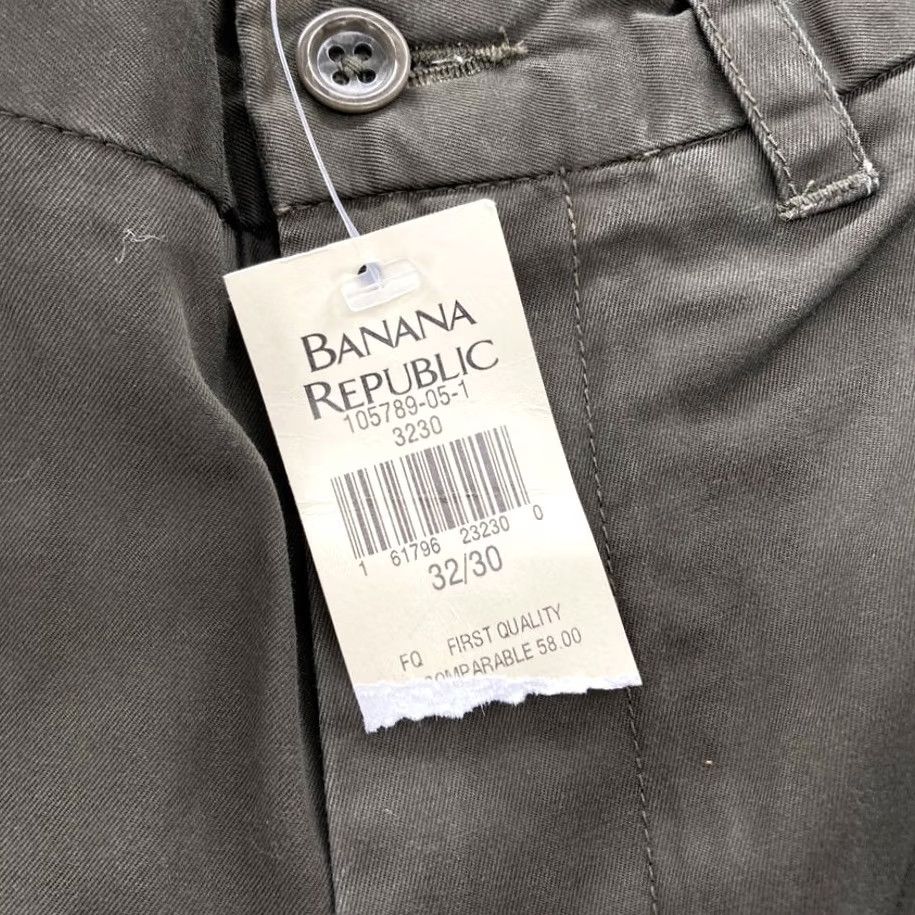 Banana Republic Banana Republic Hacking Pants Mens 32x32 Green Straight Leg Chino Mid Rise NWT Size US 32 / EU 48 - 5 Thumbnail