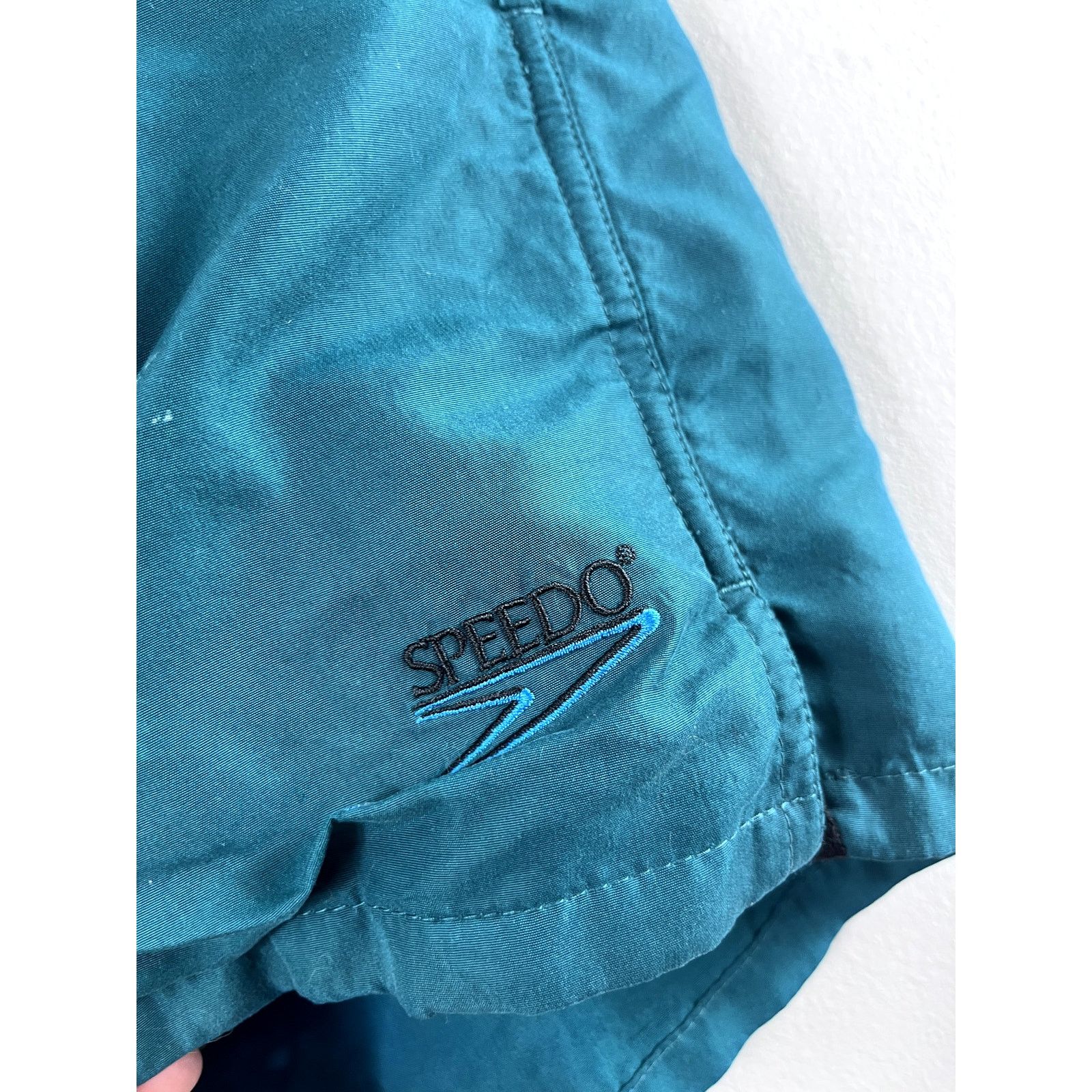 Speedo Men's Vintage Blue Speedo Swim Trunks M Size US 26 / EU 42 - 3 Thumbnail
