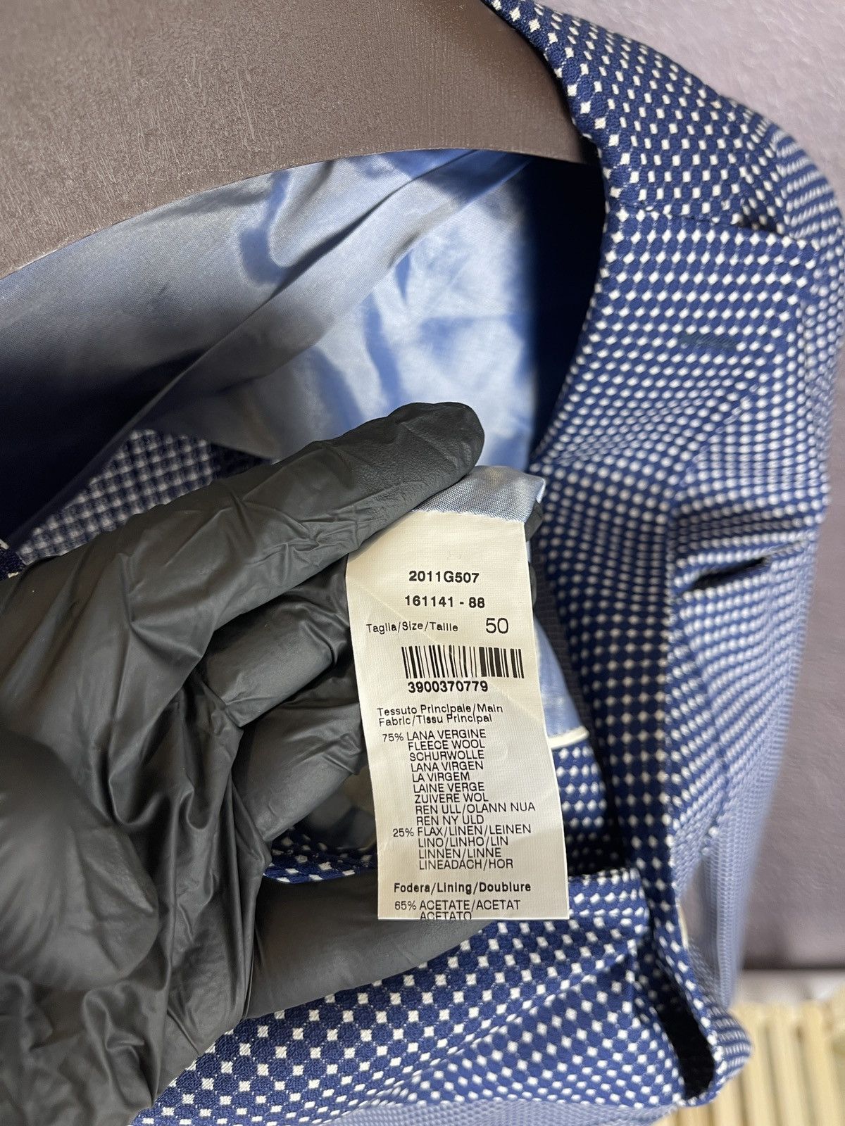 Paoloni Paoloni wool linen 3 button unlined blazer 3 button Size 40R - 13 Thumbnail