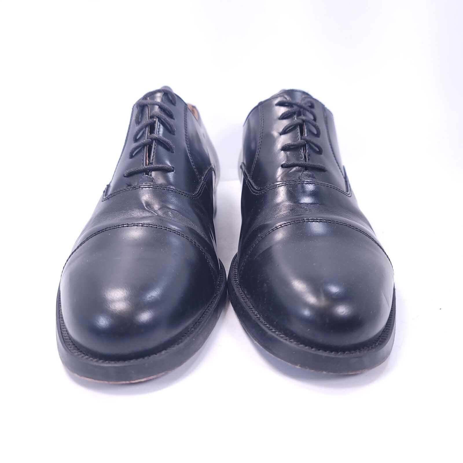 Other Todd Welsh Two Lace Up Leather Oxford Shoe Men Size 10 Black Size US 10 / EU 43 - 2 Thumbnail