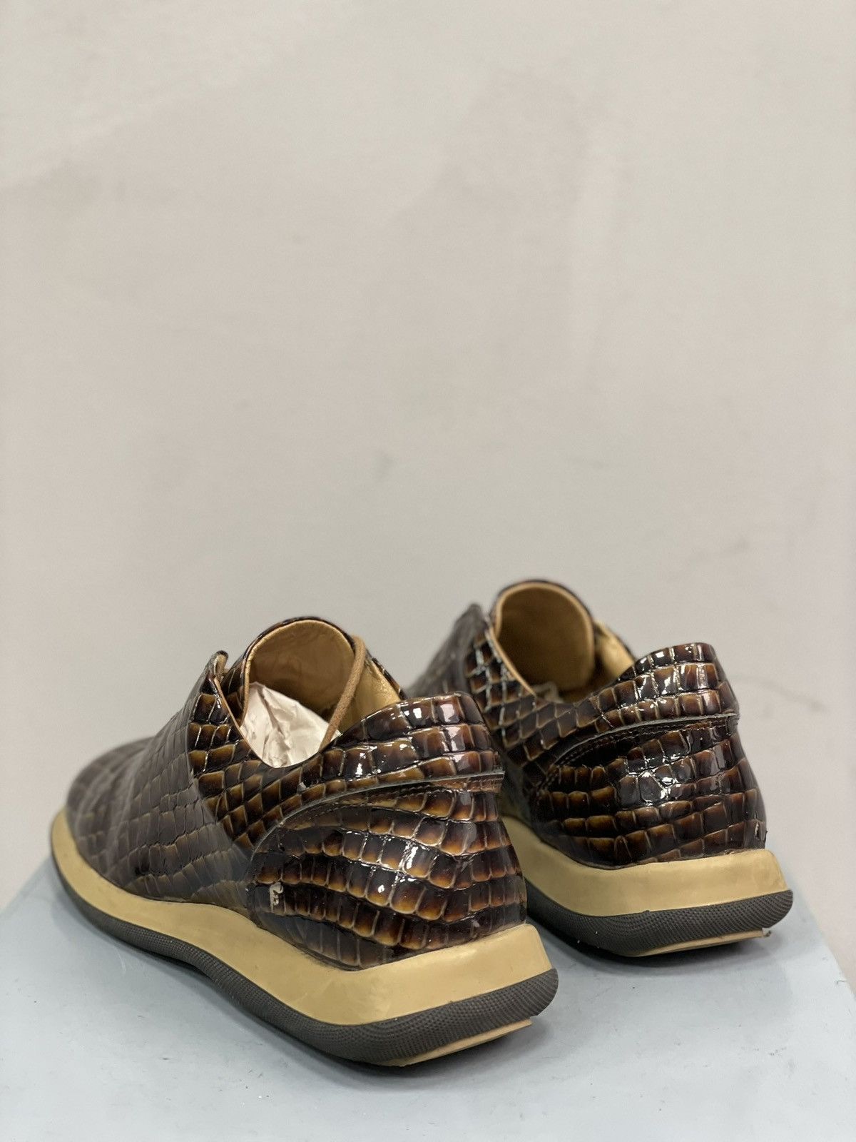 Guidi Vintage low platform boots Aligator leather GUIDI style Size US 7.5 / EU 40-41 - 6 Thumbnail