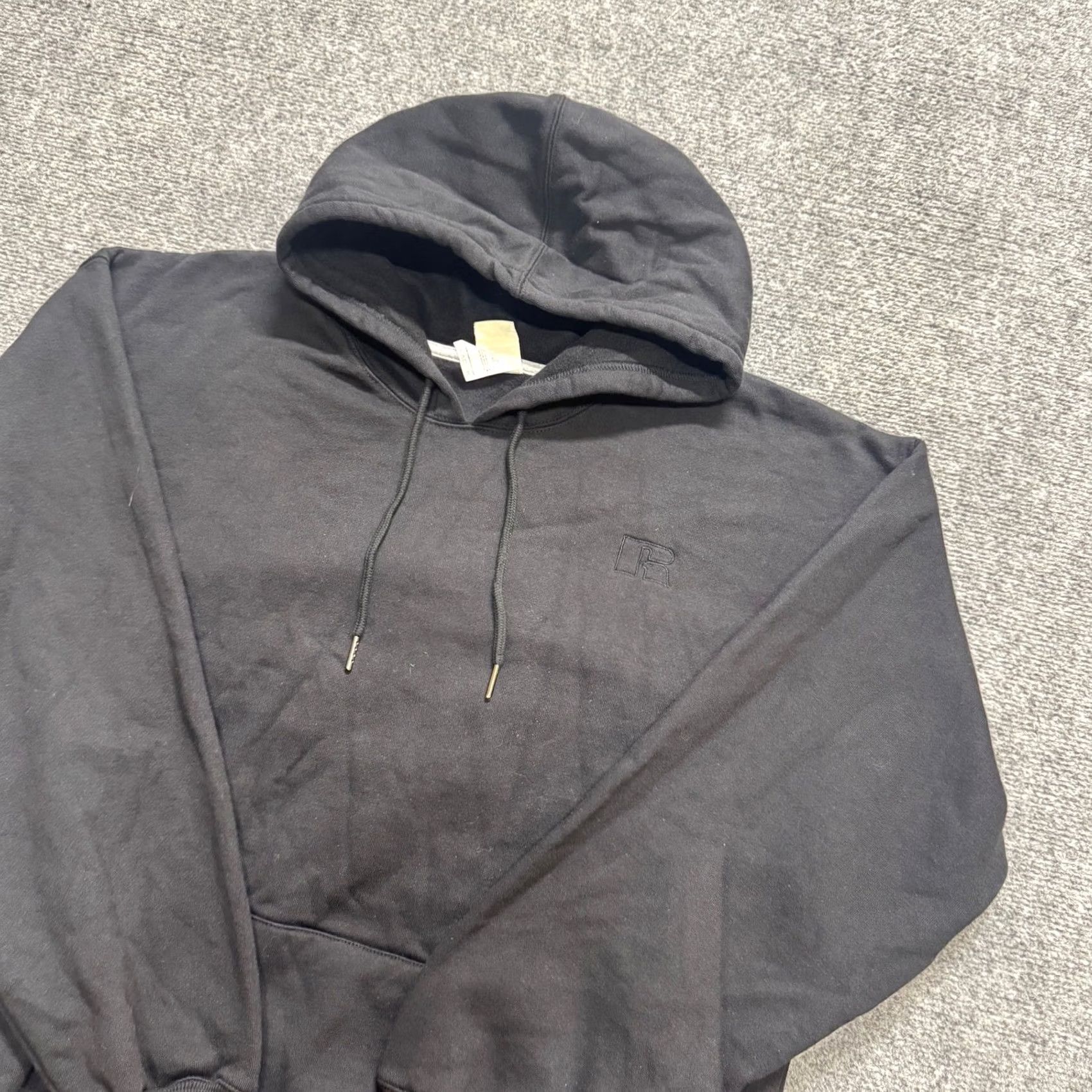Russell Athletic Russell Athletic Hoodie Mens Medium Pullover Black Blank Cotton Activewear NWT Size US M / EU 48-50 / 2 - 2 Thumbnail