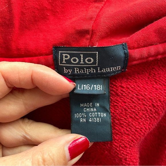 Polo Ralph Lauren Ralph Lauren Hoodie in Red / Blue - Small Size S / US 4 / IT 40 - 11 Thumbnail