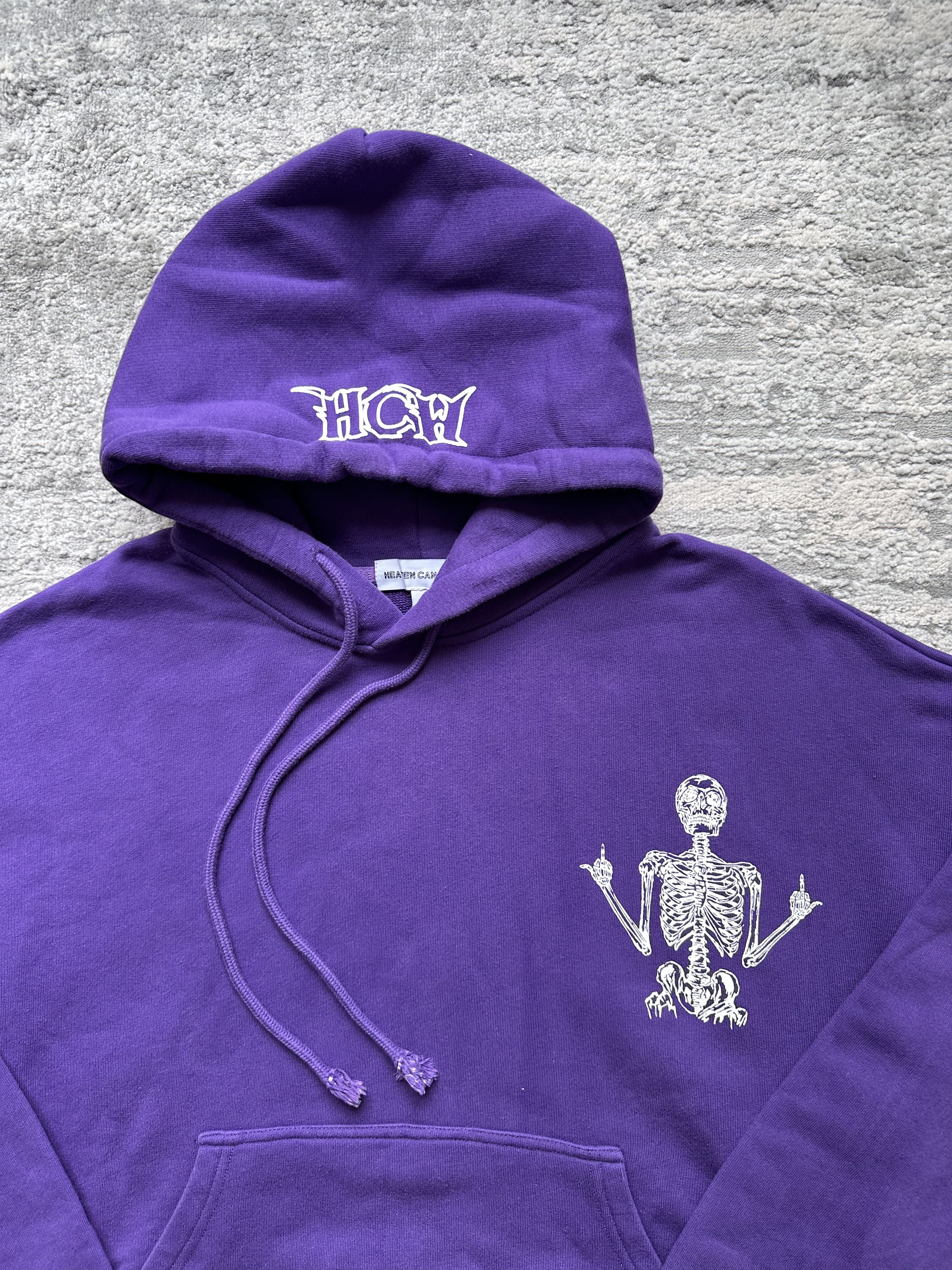 Vintage Heaven Can Wait Vertigo Purple Hoodie Size US L / EU 52-54 / 3 - 3 Thumbnail