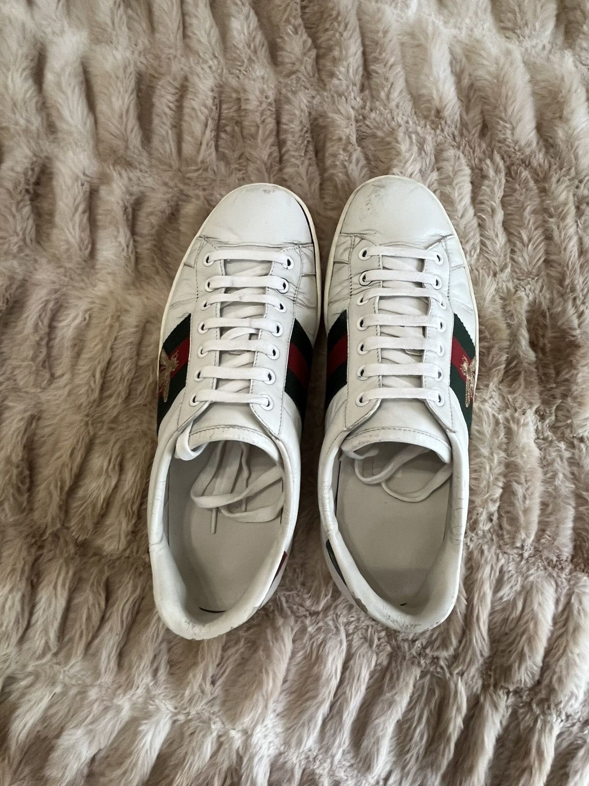 Gucci Men's Gucci Ace sneaker with bee Size US 8 / EU 41 - 5 Thumbnail