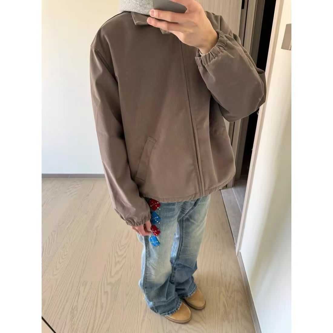 Japanese Brand × Jean Blue vintage washed embroidery design straight jeans Size US 32 / EU 48 - 2 Thumbnail