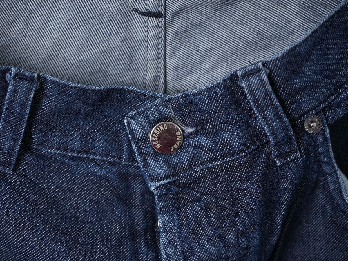 Moschino Love Moschino Distressed Denim Jeans Washed Blue Size US 34 / EU 50 - 7 Thumbnail