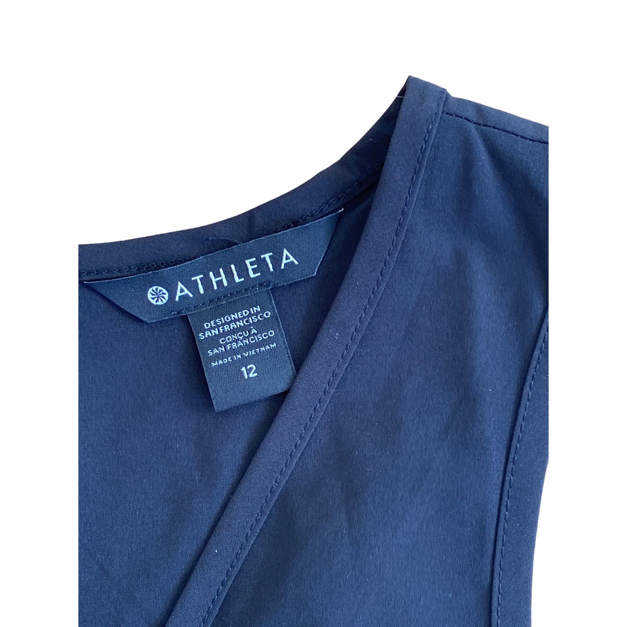 Athleta NWT ATHLETA Brooklyn Jumpsuit Black W's 12 Pockets Comfort S Size 34" / US 12 / IT 48 - 9 Thumbnail