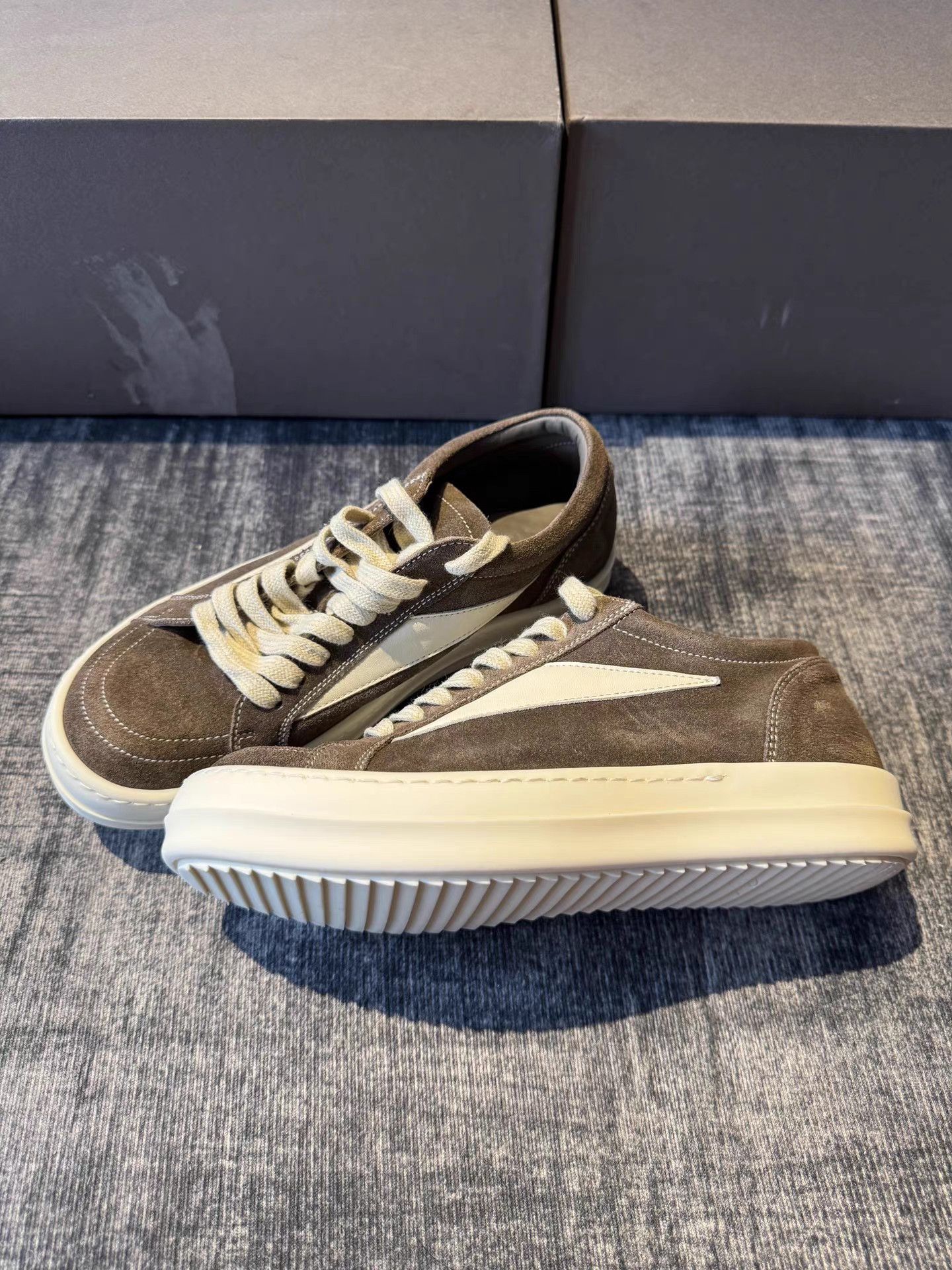 Rick Owens Rick Owens Suede Infringement Sneakers Size US 6 / IT 36 - 1 Thumbnail