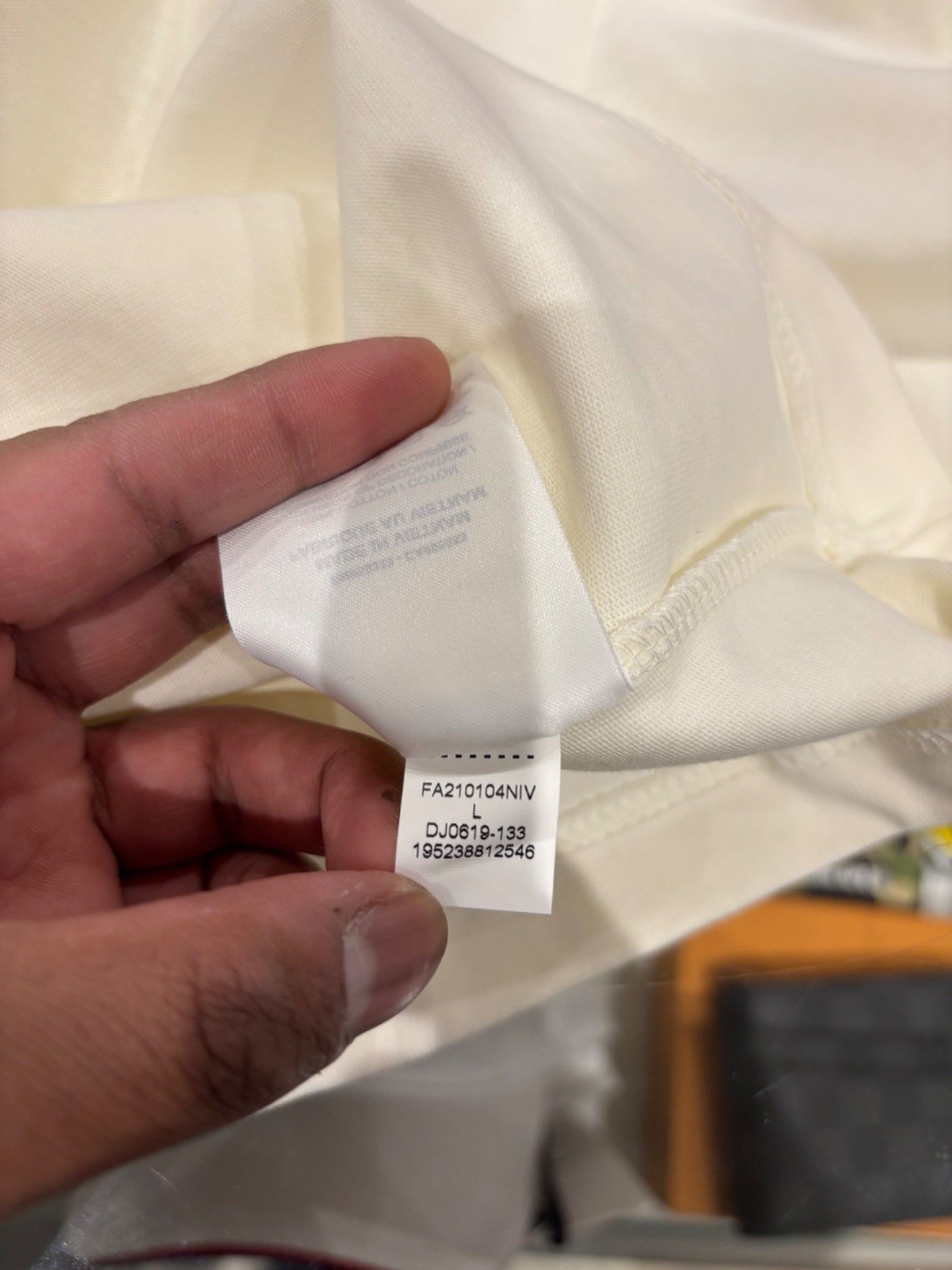 Travis Scott Travis Scott x Jordan x Fragment T-shirt White Size US L / EU 52-54 / 3 - 8 Thumbnail