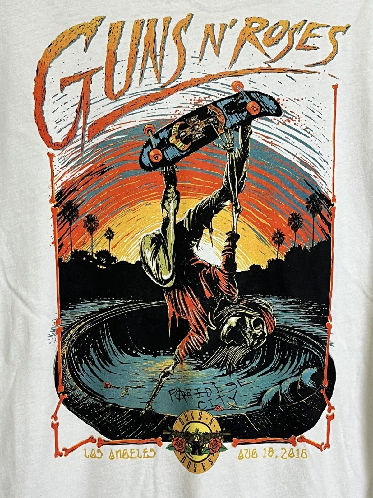 Guns N' Roses GUNS N ROSES LOS ANGELES 2016 LONG SLEEVE T SHIRT Size US L / EU 52-54 / 3 - 3 Thumbnail