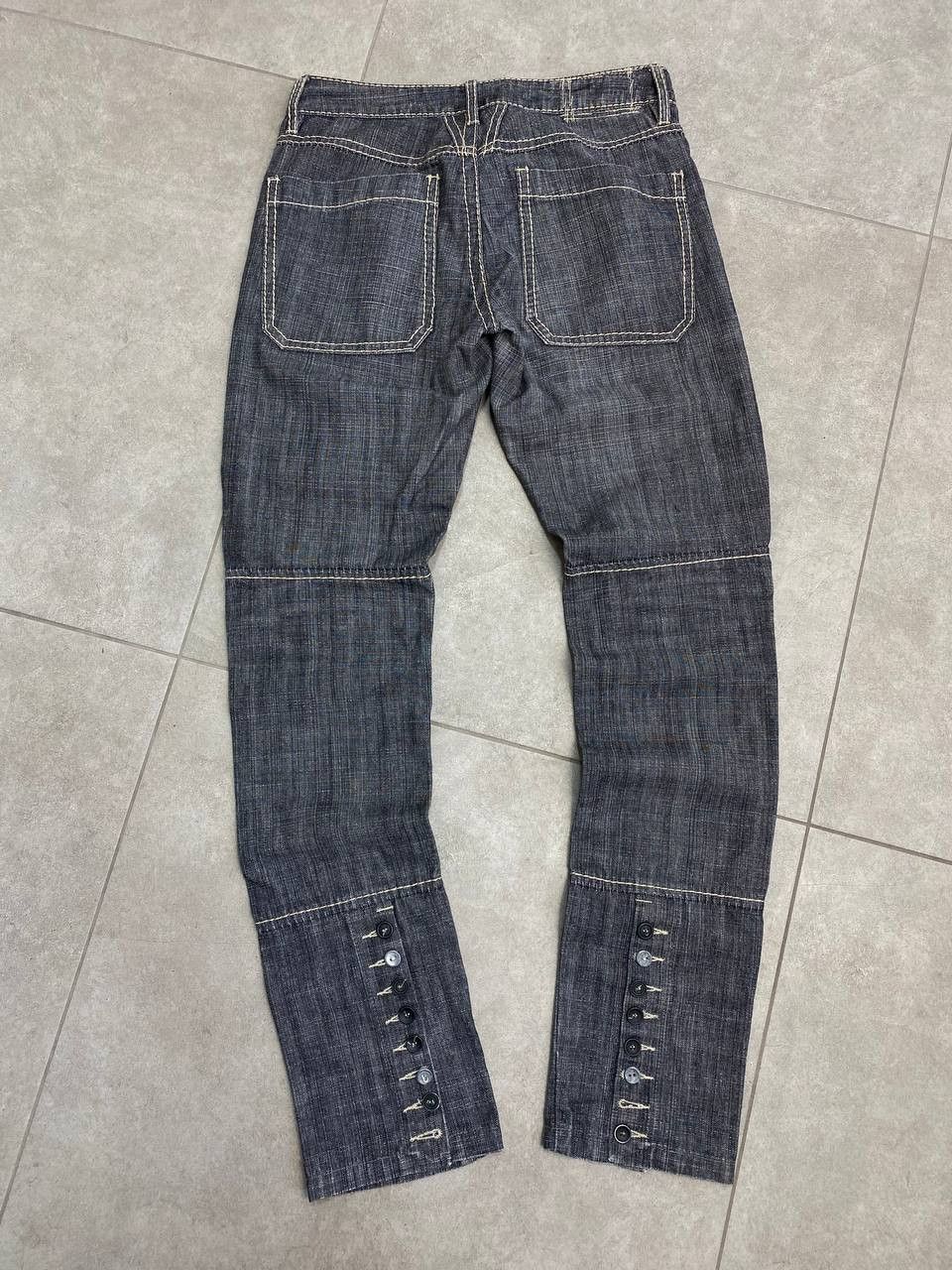 Marithe + Francois Girbaud Vintage Marithe + Francois Girbaud Buttons Denim Pants Size US 27 - 4 Thumbnail