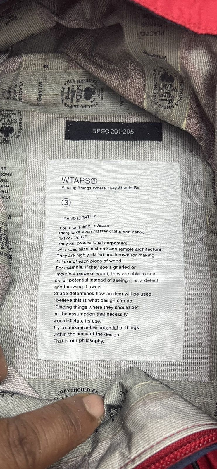 Wtaps ARCHIVES💥💥💥WTAPS MOUNTAIN SHERPA NYLON RIPSTOP Size US M / EU 48-50 / 2 - 16 Thumbnail