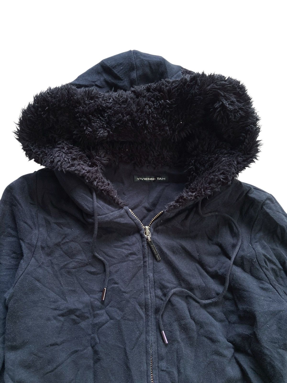 Vivienne Tam VIVIENNE TAM ARCHIVE FUR ZIP HOODIE raf simons rick owens Size S / US 4 / IT 40 - 3 Thumbnail