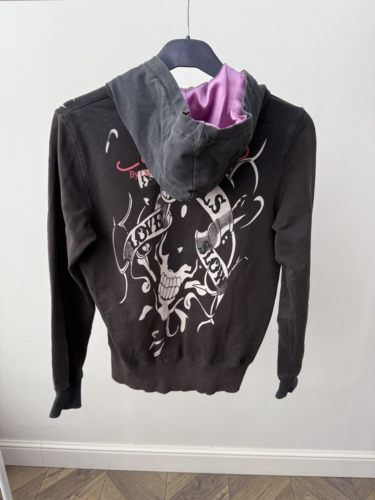Ed Hardy Vintage Ed Hardy by Christian Audigier Women’s Zip Hoodie Size M / US 6-8 / IT 42-44 - 9 Thumbnail