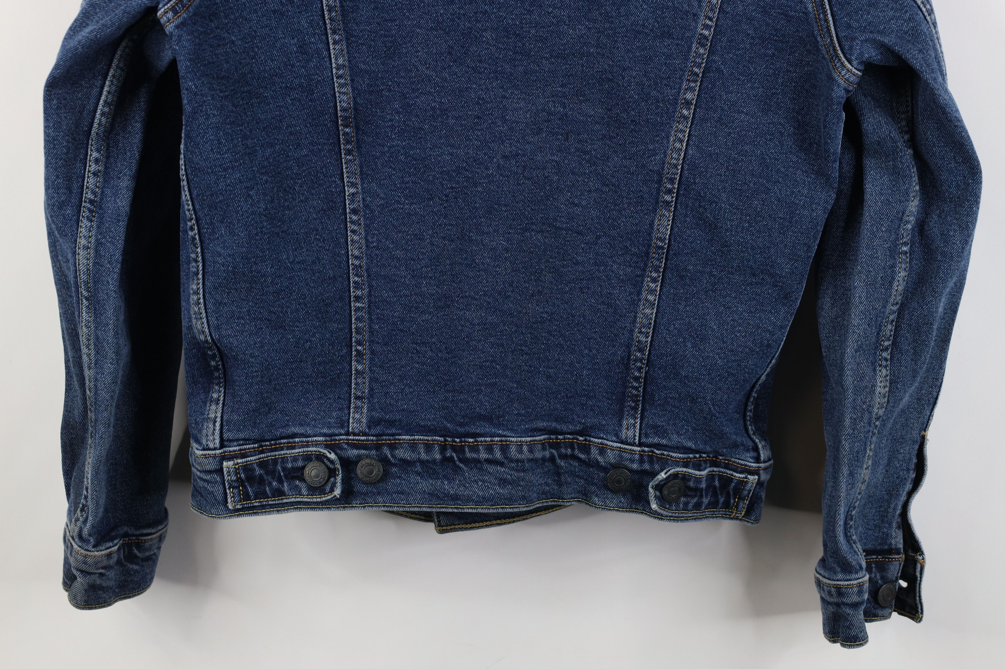 Levi's Vintage Y2K Levis Stretch Denim Jean Trucker Jacket Blue Size US S / EU 44-46 / 1 - 17 Thumbnail