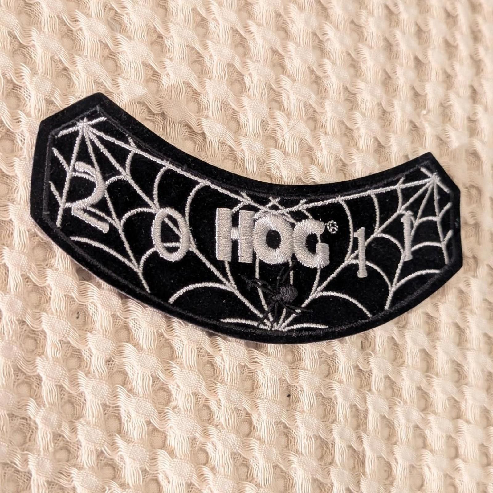 Harley Davidson 2011 Harley HOG Spider Web Patch • Y2K Biker Grunge Size ONE SIZE - 3 Thumbnail