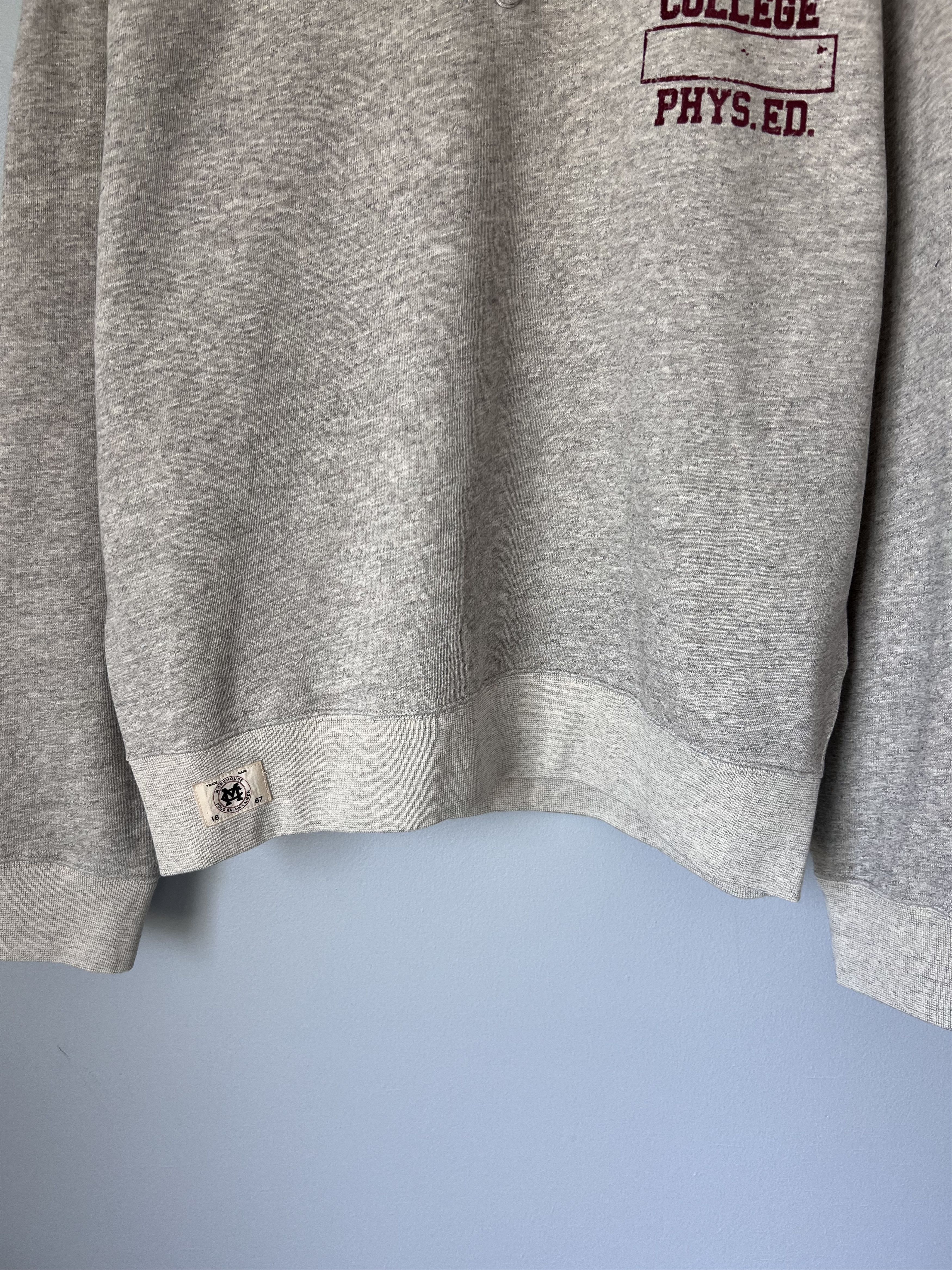 Polo Ralph Lauren Polo Ralph Lauren The Morehouse Polo Sweatshirt in Grey Size US L / EU 52-54 / 3 - 3 Thumbnail