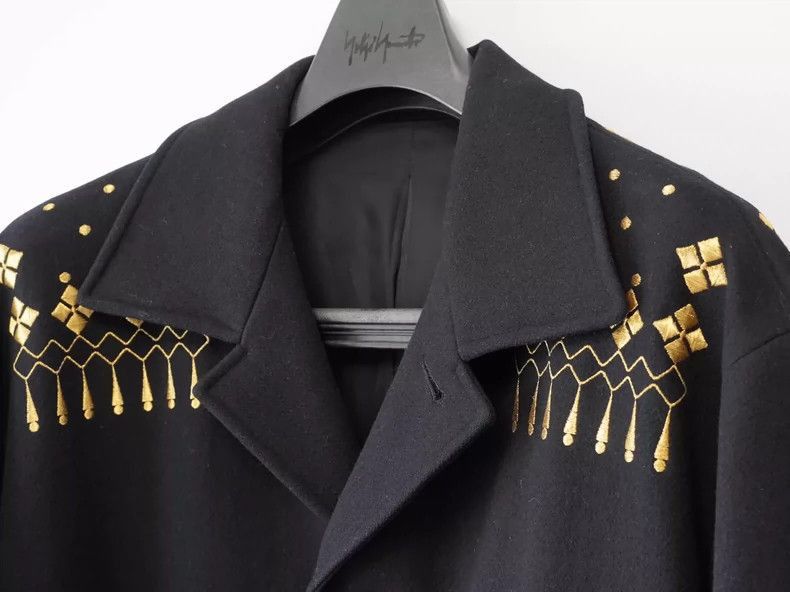 Yohji Yamamoto YohjiYamamoto1992AW gold-backed embroidered jacket-2505 Size US M / EU 48-50 / 2 - 4 Thumbnail
