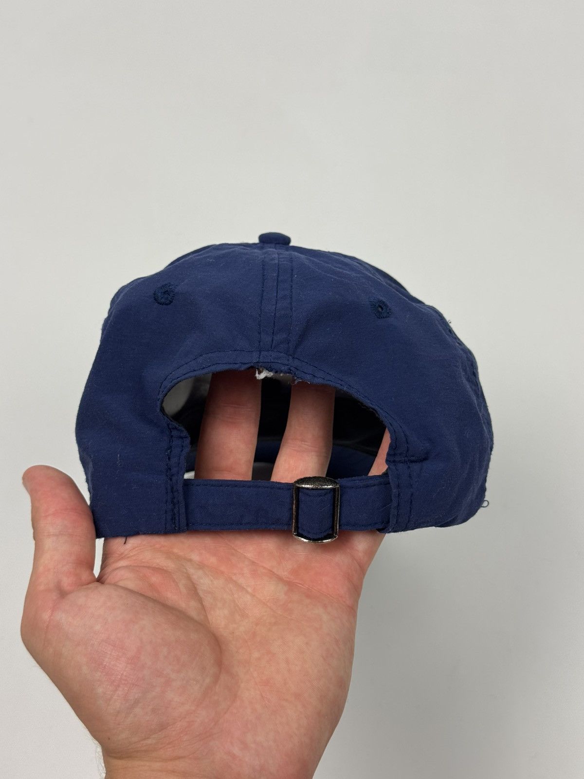 Nike 90’s Vintage Faded Nike Swoosh Nylon Strap Back Cap Size ONE SIZE - 9 Thumbnail