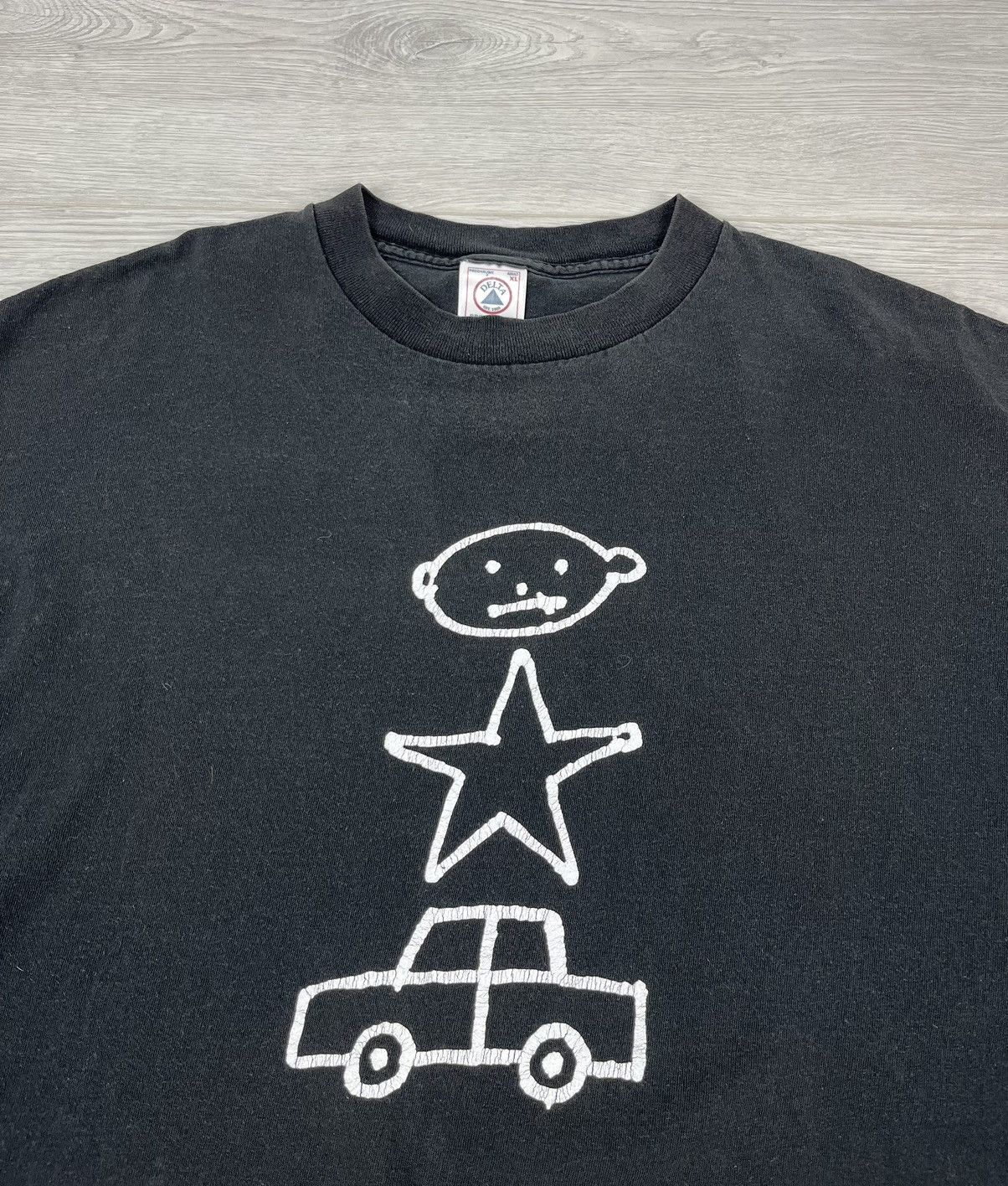 Rap Tees Achtung Baby U2 Vintage Rap Black T Shirt Size US XL / EU 56 / 4 - 5 Thumbnail