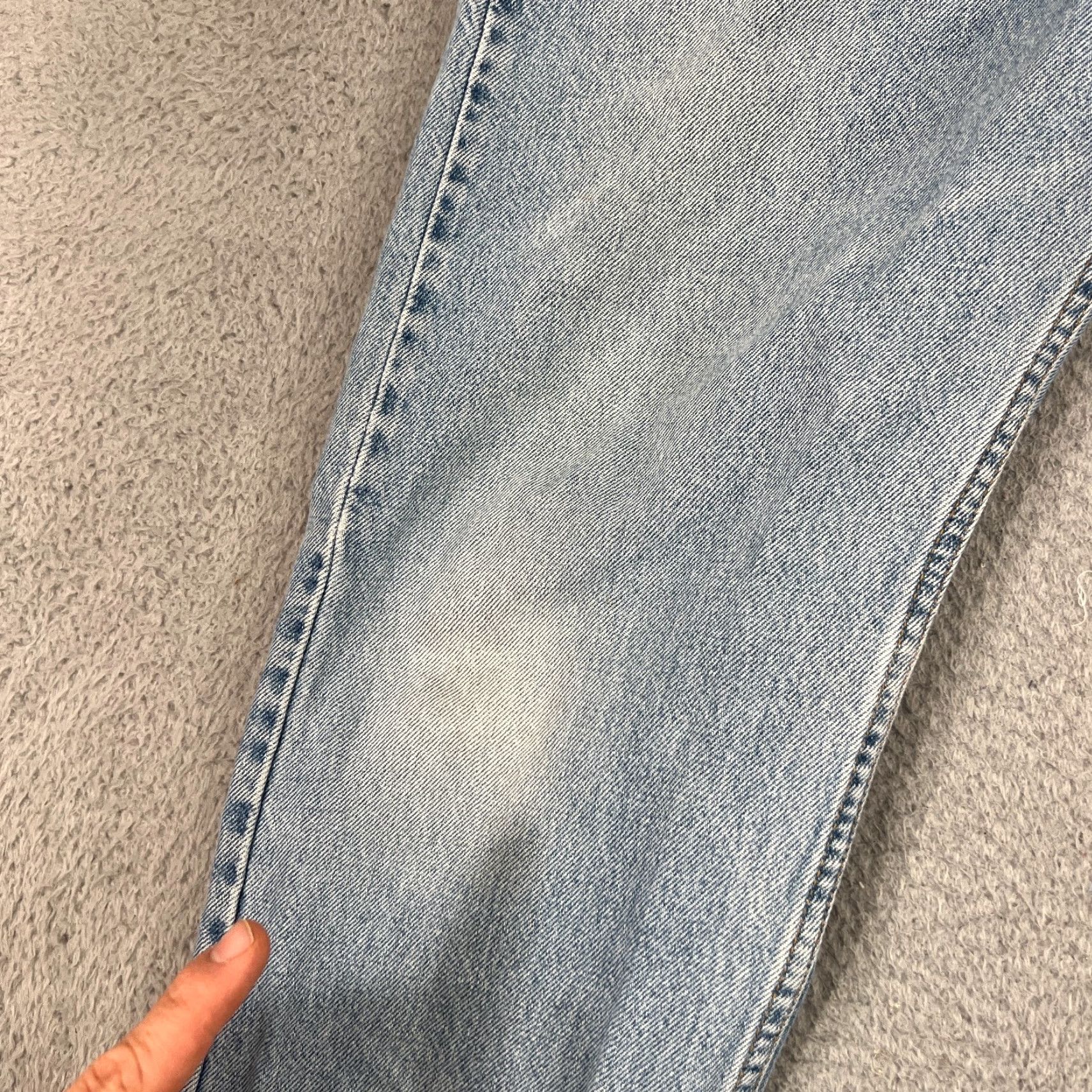 Levi's VINTAGE Levi's Denim Jeans 505 Mens 36x32 Made USA Relaxed Straight Blue 90s Orange Tab Mens Size US 36 / EU 52 - 5 Thumbnail