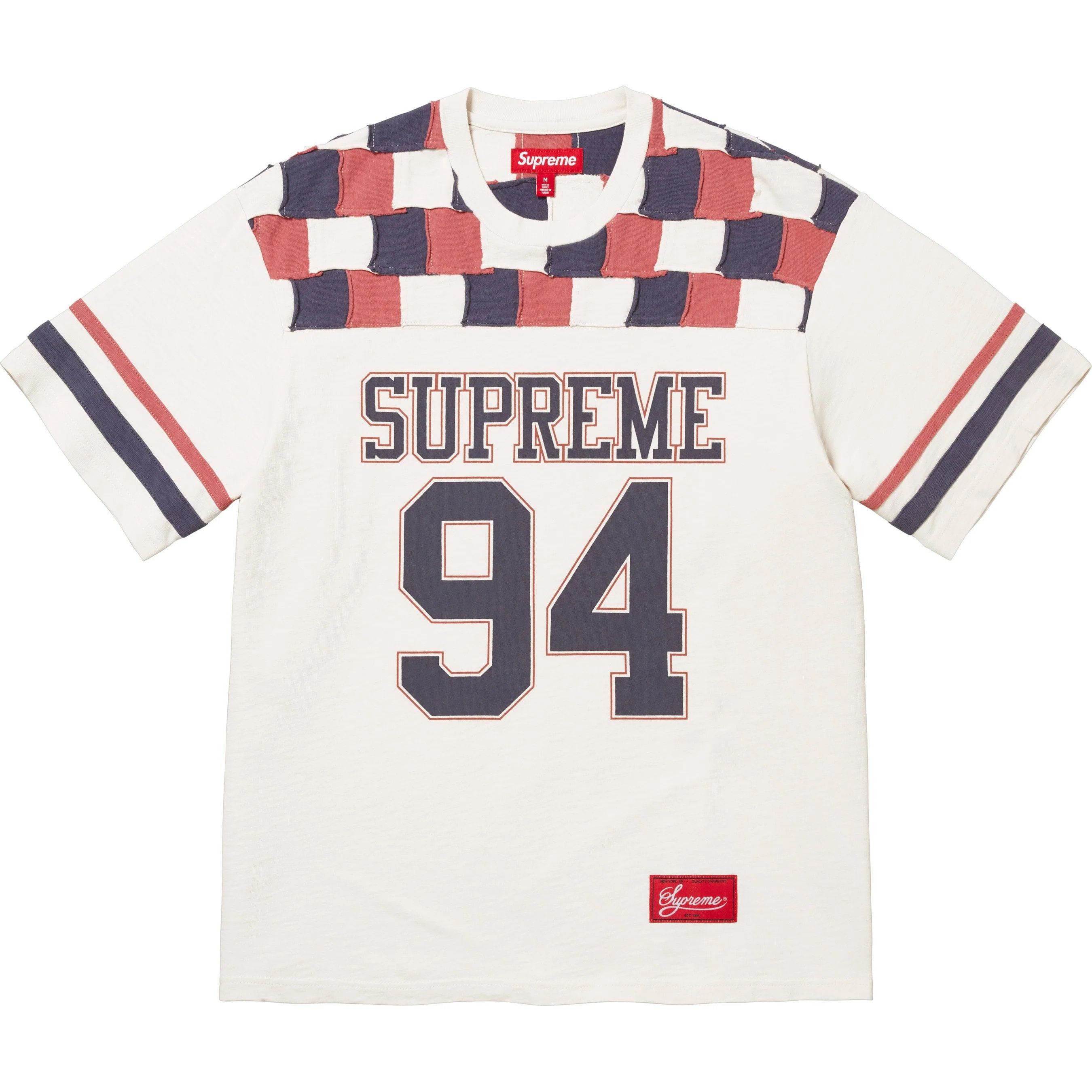 Supreme Supreme Patchwork Yoke Football Top Size US M / EU 48-50 / 2 - 1 Thumbnail