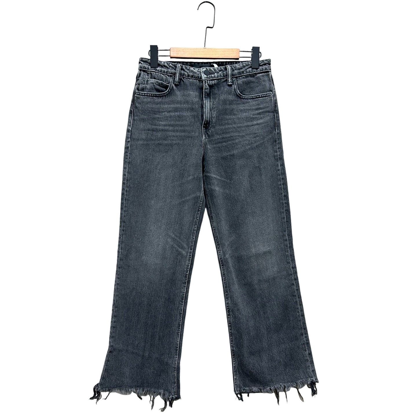 Alexander Wang Alexander Wang Raw Hem Washed Jeans Size 26 Size 26" / US 2 / IT 38 - 1 Thumbnail