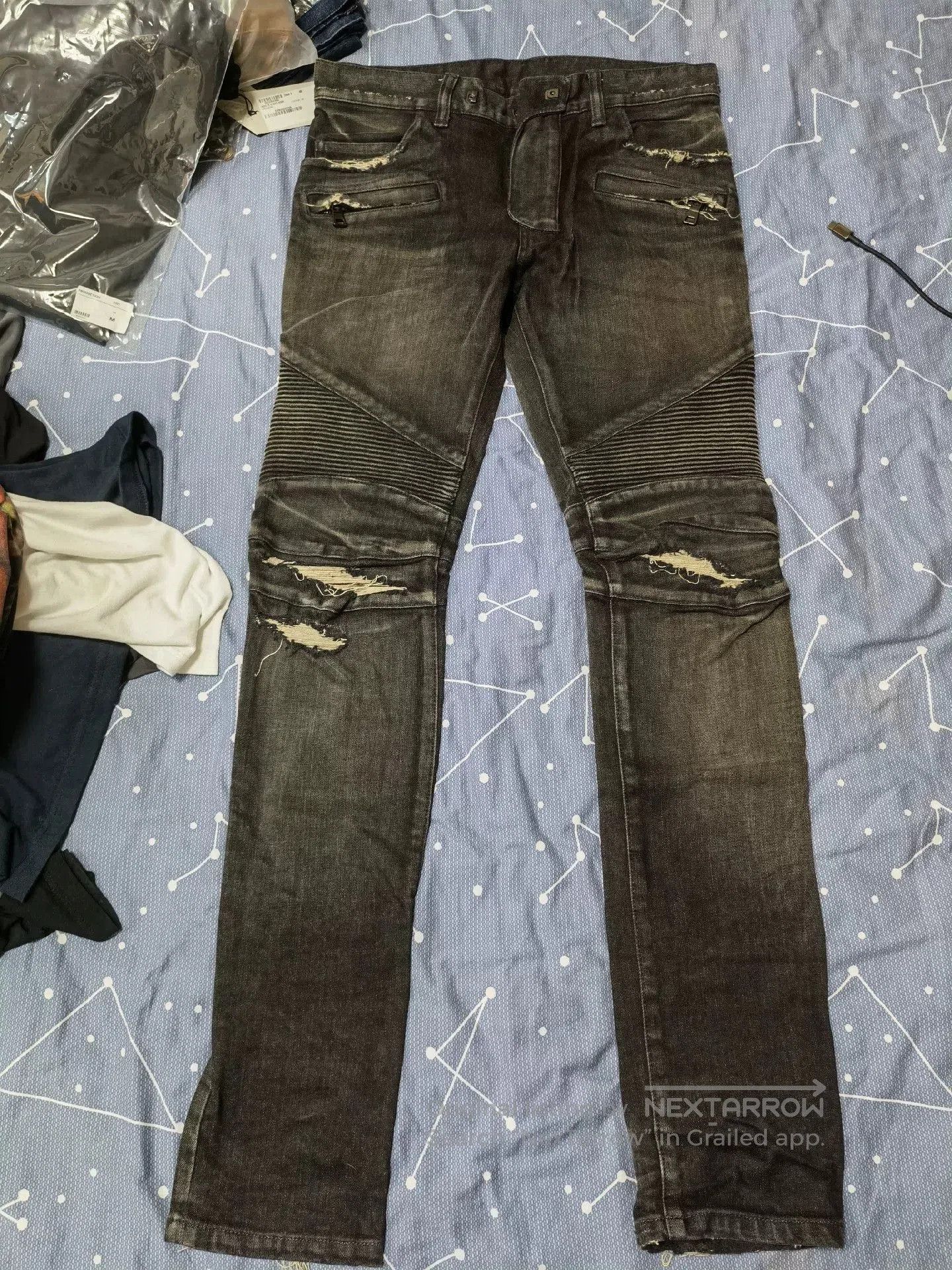 Balmain Balmain Classic Motorcycle Jeans. Size US 28 / EU 44 - 1 Thumbnail