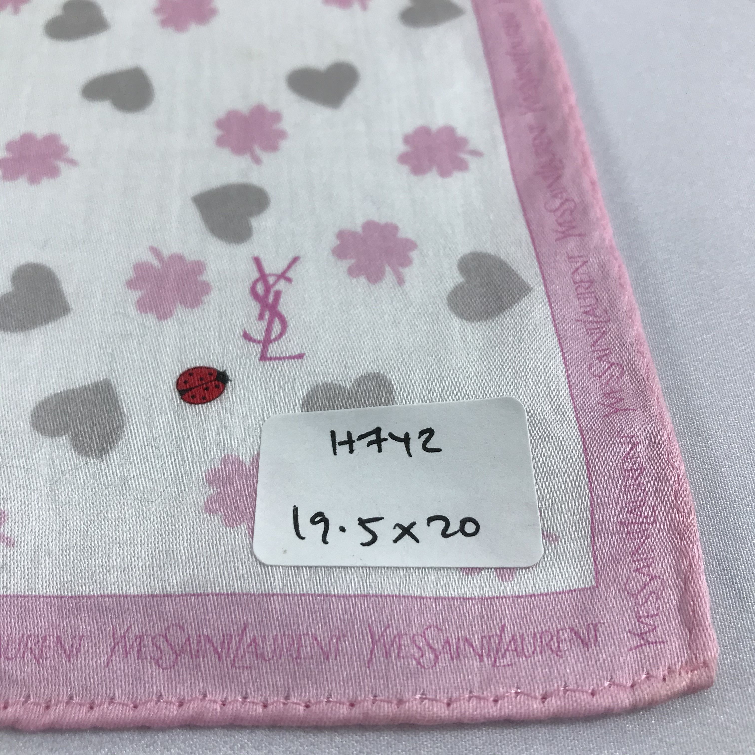 Yves Saint Laurent Yves Saint Laurent Handkerchief Neckerchief Bandana H742 Size ONE SIZE - 5 Thumbnail