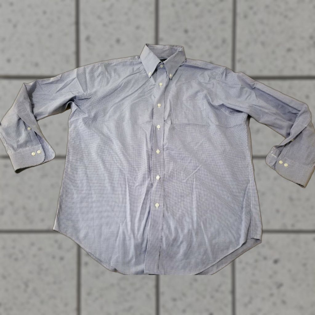 Polo Ralph Lauren Polo Ralph Lauren Dress Shirt Mens 16 32/33 Cotton Blue Shirt Size 42R - 1 Thumbnail