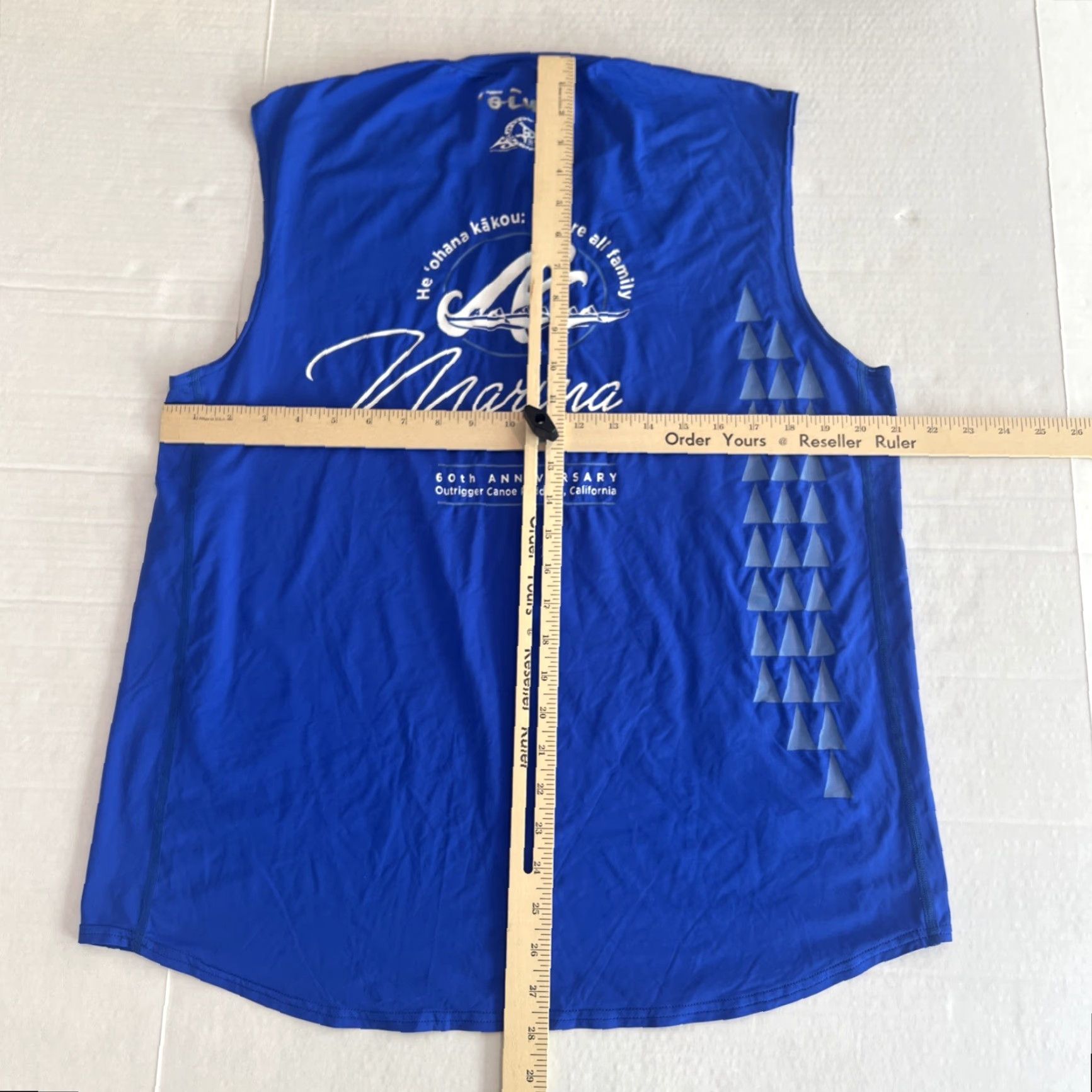 Area Outrigger Canoe Club He ‘Ohana Kakau Athletic Tank Top Shirt Size US L / EU 52-54 / 3 - 7 Thumbnail