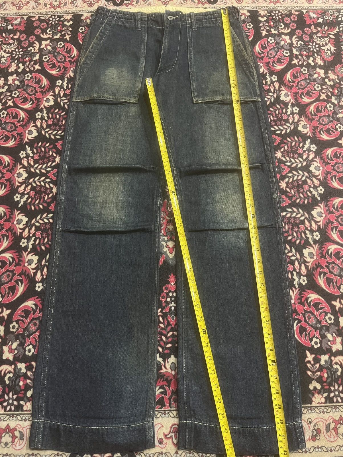 Japanese Brand Vintage Japanese Brand Raw-Tex Fatigue Jeans Pants Size US 30 / EU 46 - 9 Thumbnail