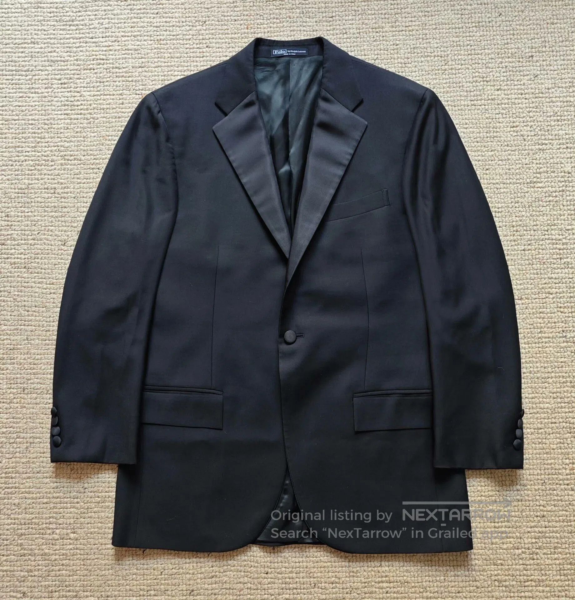 Polo Ralph Lauren Polo Ralph Lauren Wool Smoking Blazer. Size US M / EU 48-50 / 2 - 1 Thumbnail