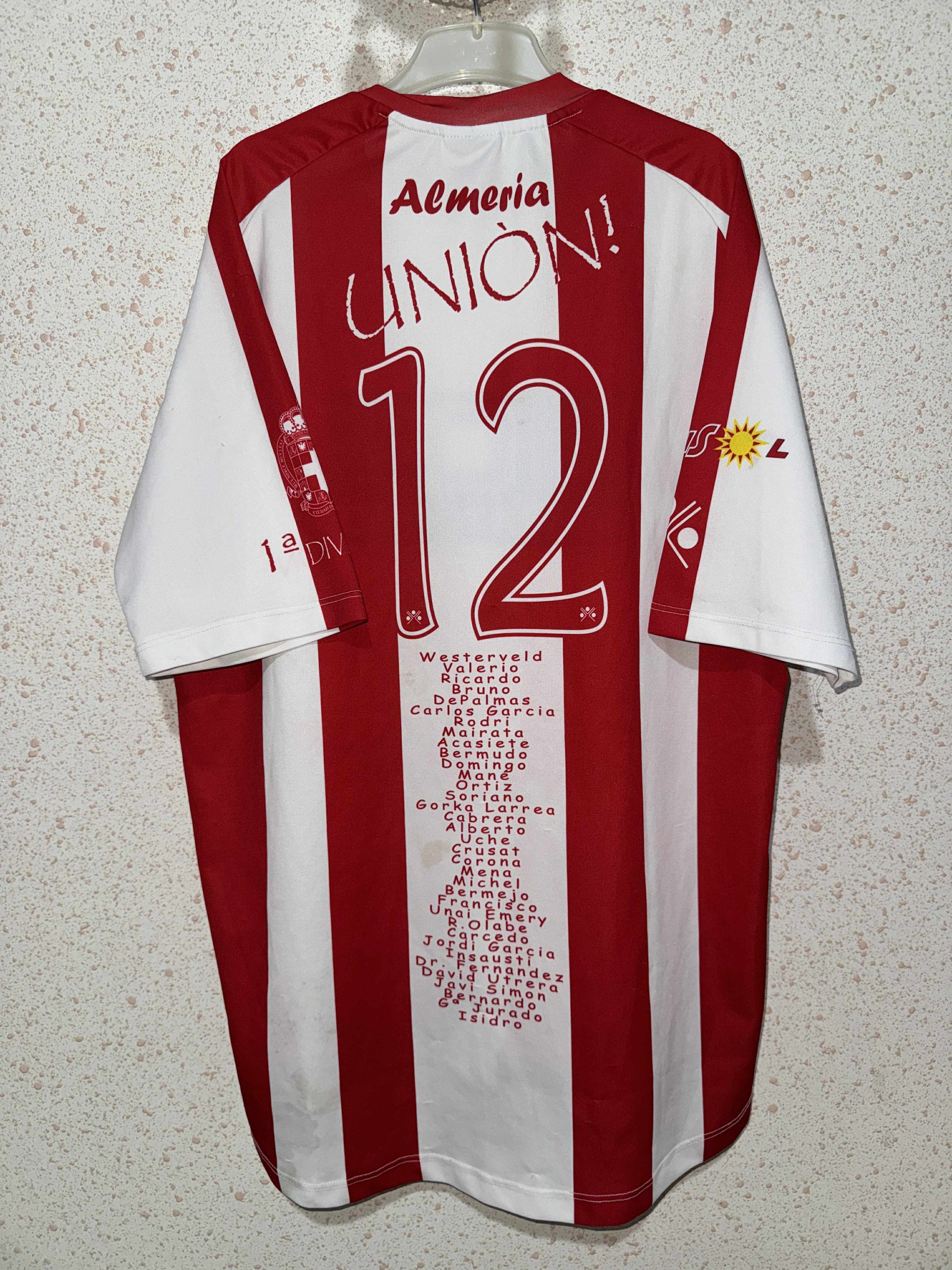 Vintage Almeria 2006/07 Celebration Promotion La Liga Special Shirt Size US XXL / EU 58 / 5 - 2 Thumbnail