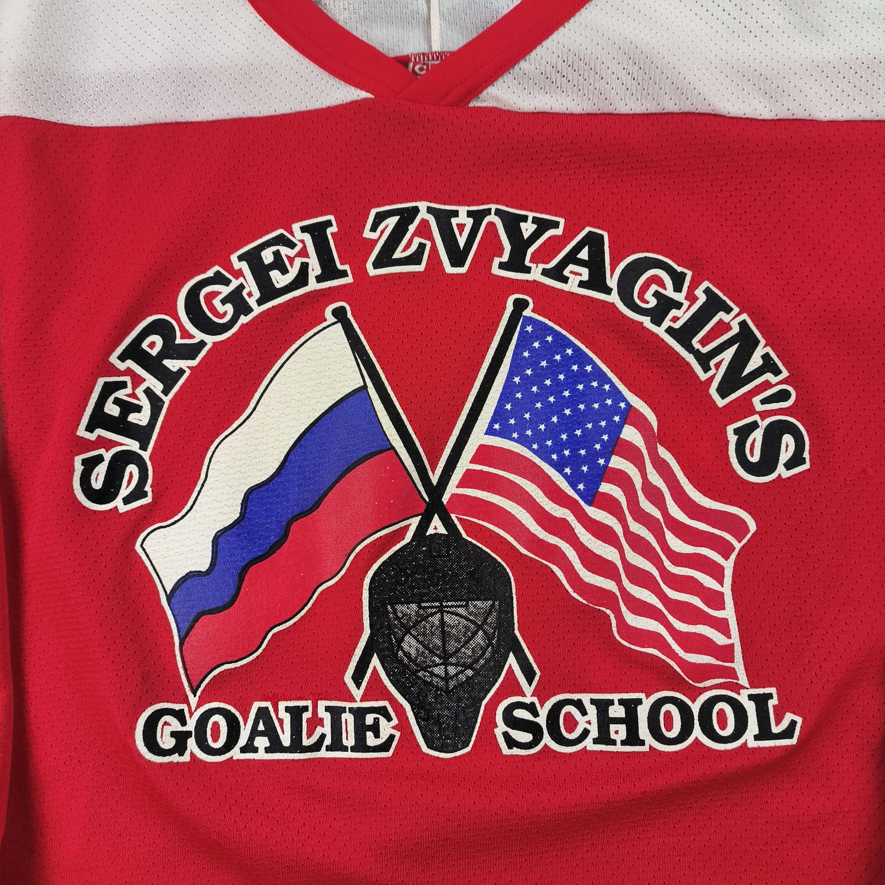 Ccm Sergei Zvyagin's Goalie School CCM ice hockey jersey XXL Size US XXL / EU 58 / 5 - 3 Thumbnail