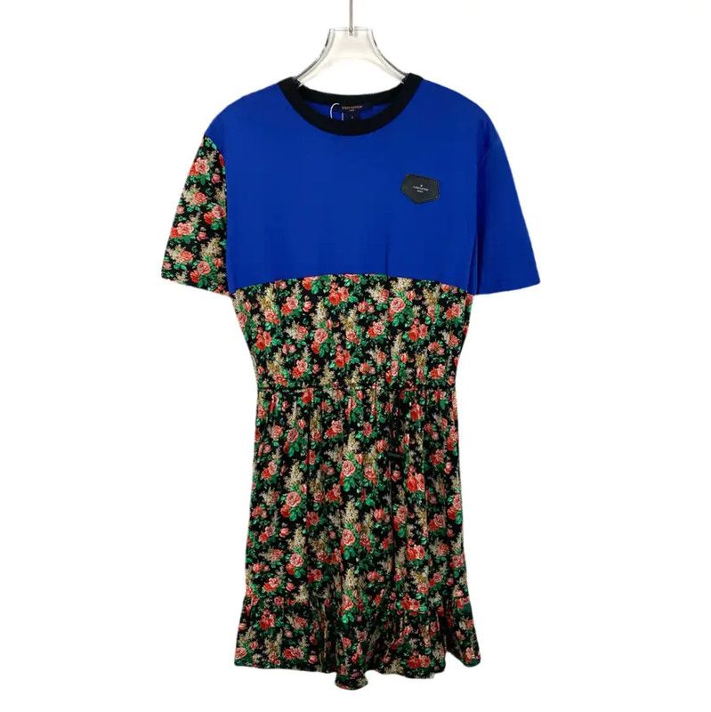 Louis Vuitton Louis Vuitton Color Block Cotton Dress 0089 Size S / US 4 / IT 40 - 1 Thumbnail