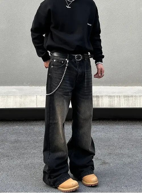 Jean Baggy Wide Leg Jeans Size US 32 / EU 48 - 5 Thumbnail