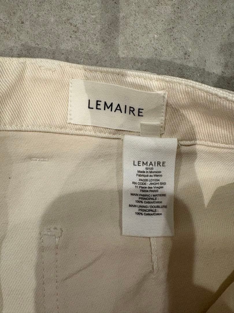 Lemaire LEMAIRE Twisted Belted Pants Ecru Size M Size US 31 - 8 Thumbnail
