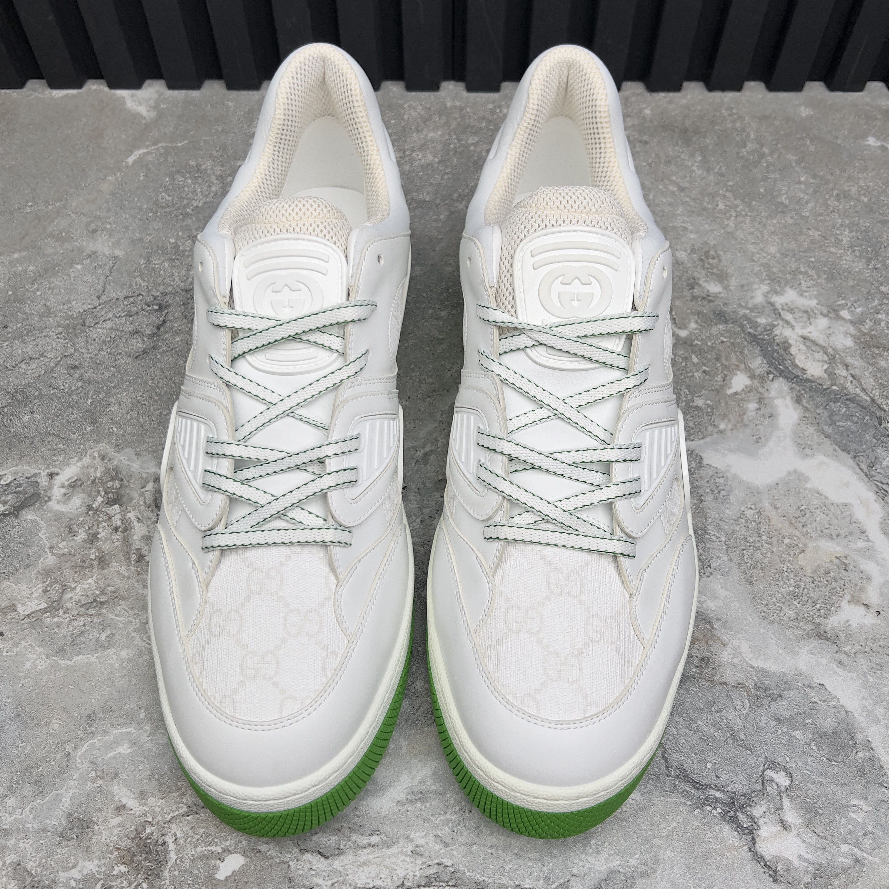 Gucci NEW GUCCI Basket GG Low Sneaker Monogram White Demetra Size US 15 / EU 48 - 4 Thumbnail